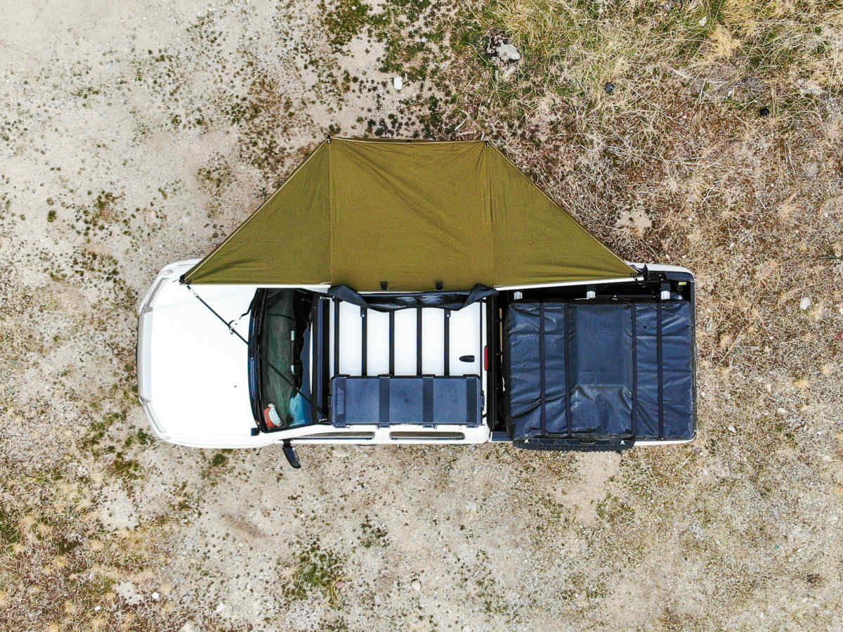 23ZERO 180° COMPACT PEREGRINE AWNING 2.0 WITH LIGHT SUPPRESSION TECHNOLOGY