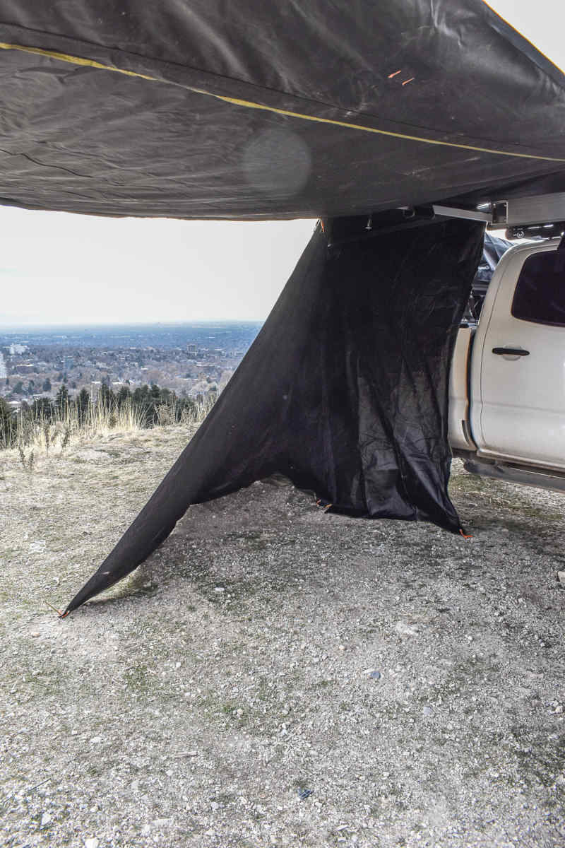 23ZERO 180° COMPACT PEREGRINE AWNING 2.0 WITH LIGHT SUPPRESSION TECHNOLOGY