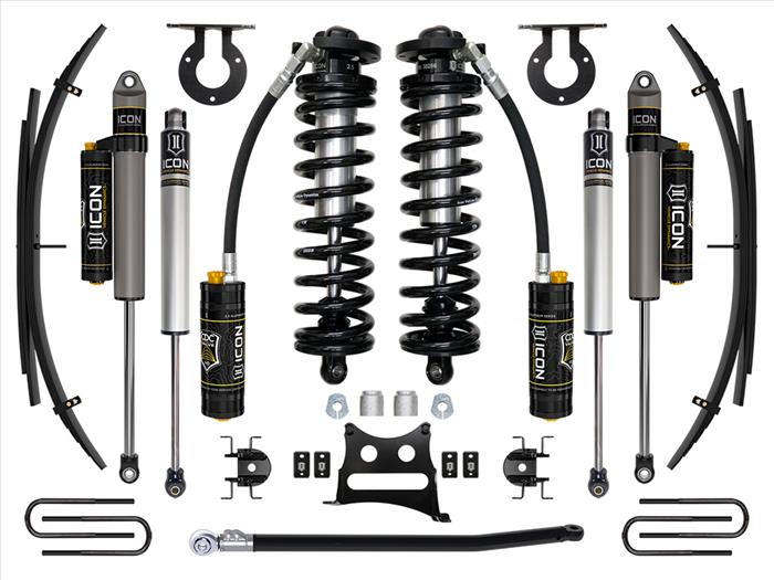 ICON SUSPENSION 2.5-3" STAGE 4 COILOVER CONVERSION SYSTEM W/ EXPANSION PACK - 11-16 - FORD F250/F350