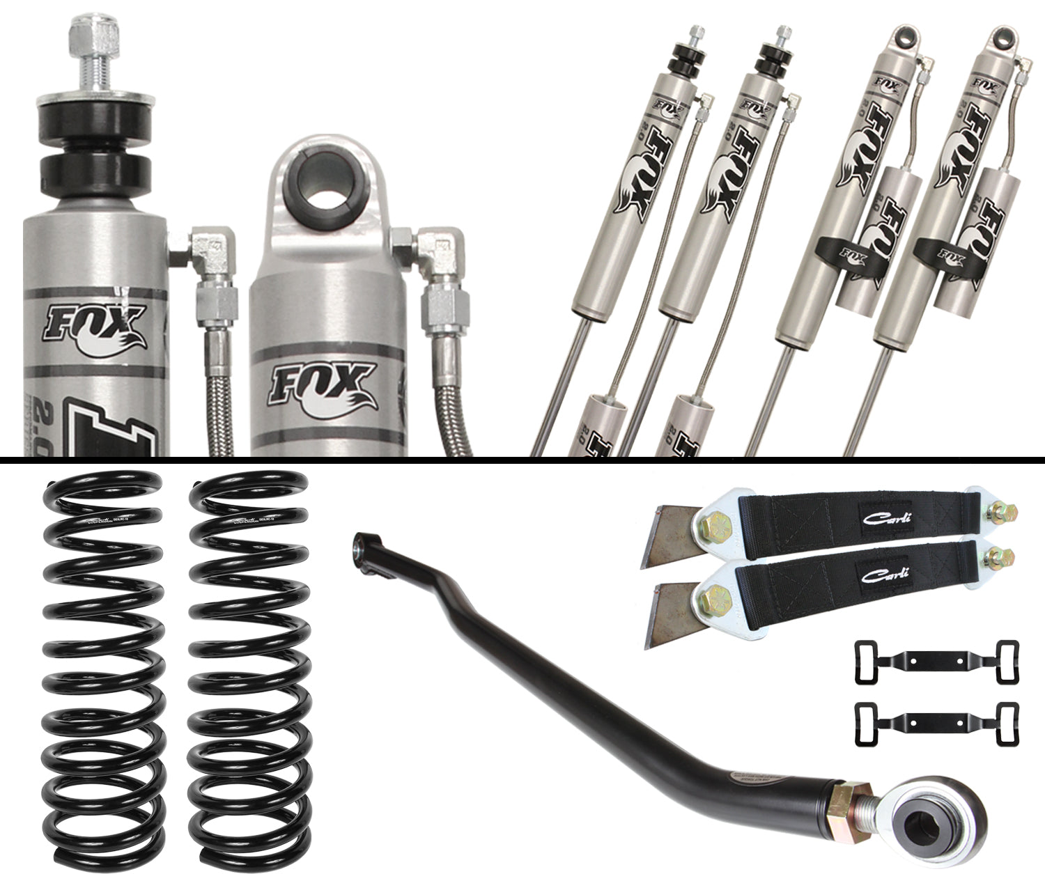 CARLI SUSPENSION BACKCOUNTRY SYSTEM - DIESEL 3" - 2010-13 RAM 2500/3500