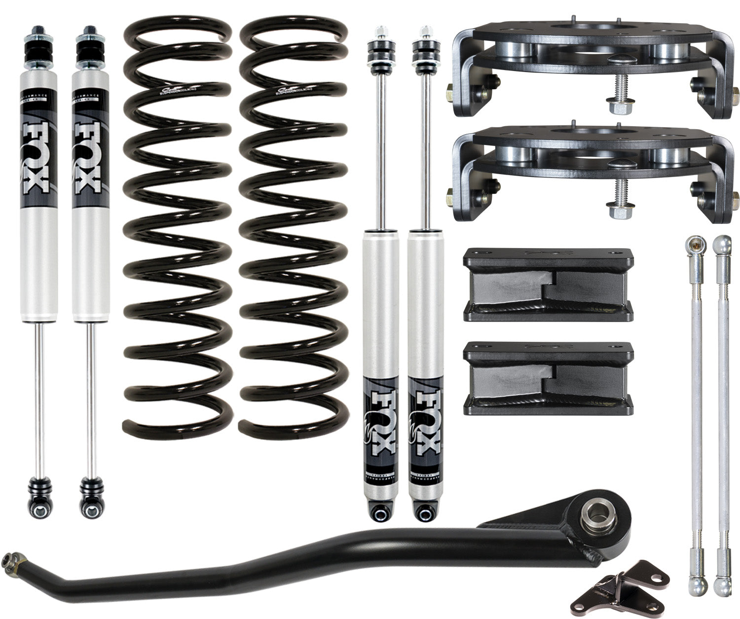 CARLI SUSPENSION 2.5" LEVELING AIRBAG SUSPENSION SYSTEM - DIESEL - 2014+ RAM 2500