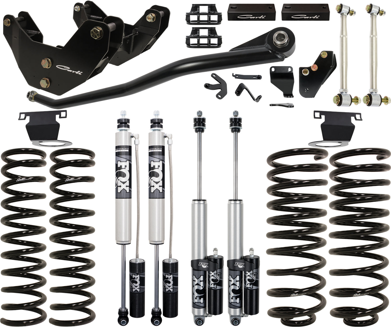 CARLI SUSPENSION 3" BACKCOUNTRY SUSPENSION SYSTEM - HEMI - 2014-2018 RAM 2500