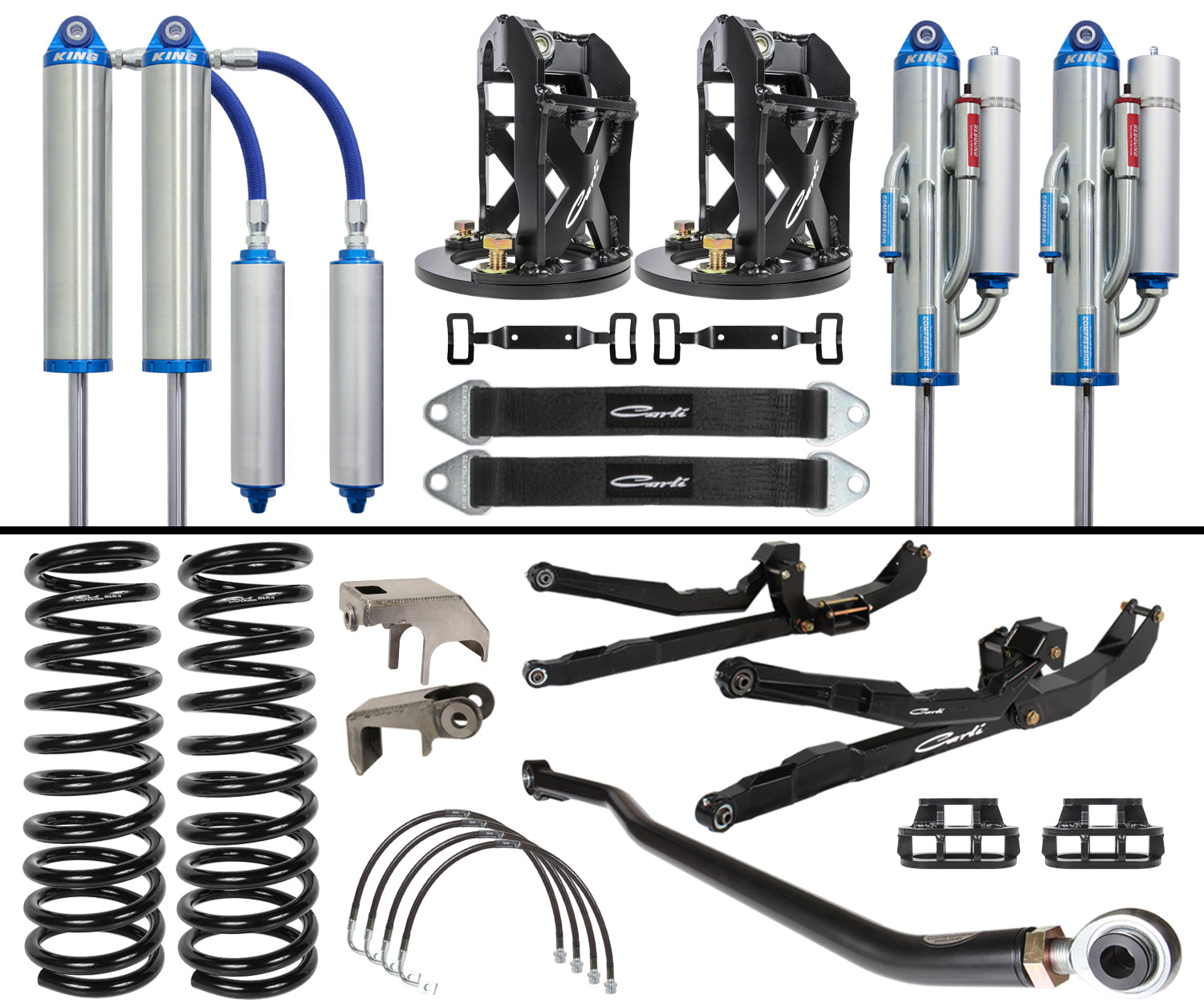 CARLI SUSPENSION UNCHAINED LONG ARM SYSTEM - DIESEL 3" - 2010-13 RAM 2500/3500