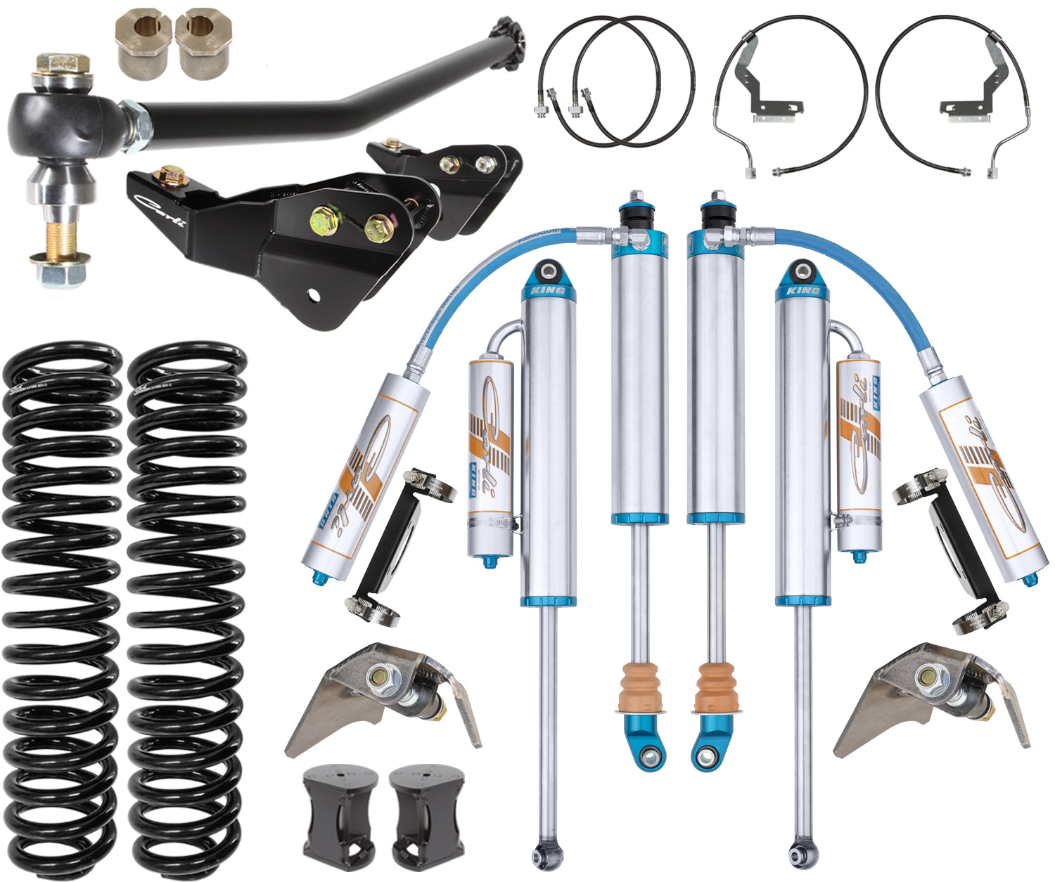 CARLI SUSPENSION 4.5" DOMINATOR SYSTEM SUSPENSION SYSTEM - DIESEL - 2017-2019 F250/F350