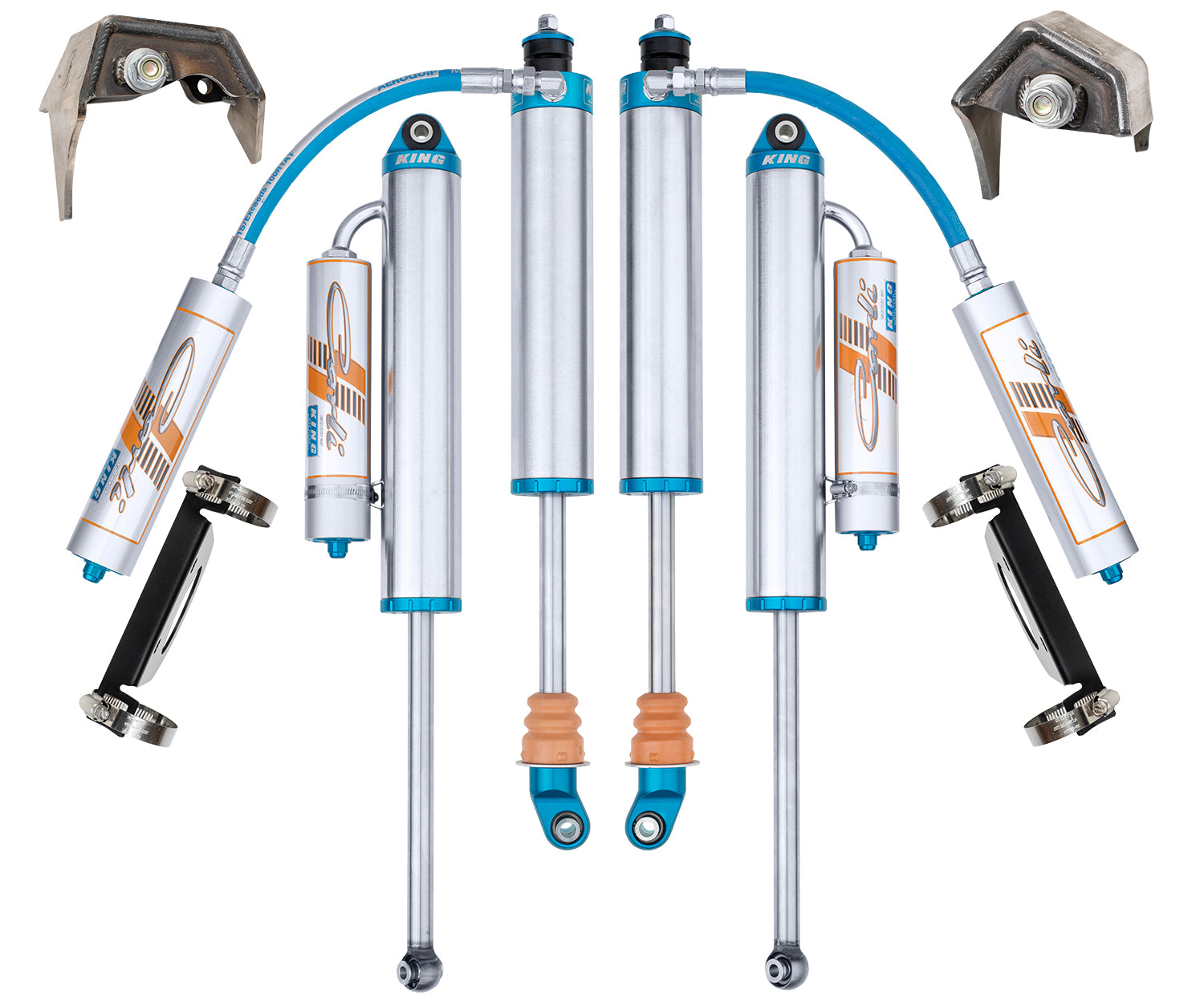 CARLI SUSPENSION 4.5" DOMINATOR SHOCK PACKAGE - DIESEL - 2017-2019 F250/F350