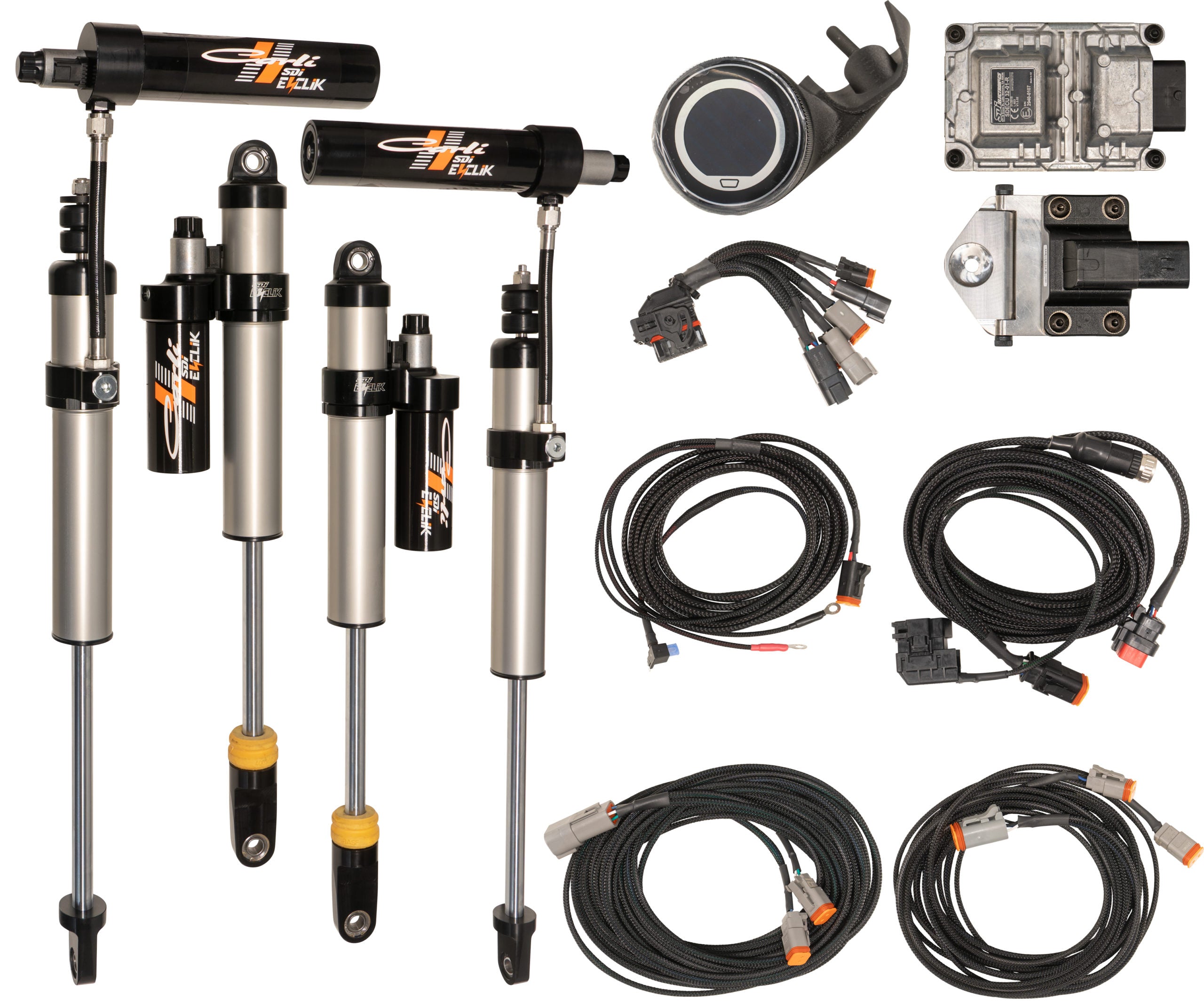 CARLI SUSPENSION 3.5" E-VENTURE SHOCK PACKAGE - DIESEL - 2020-2022 F250/F350