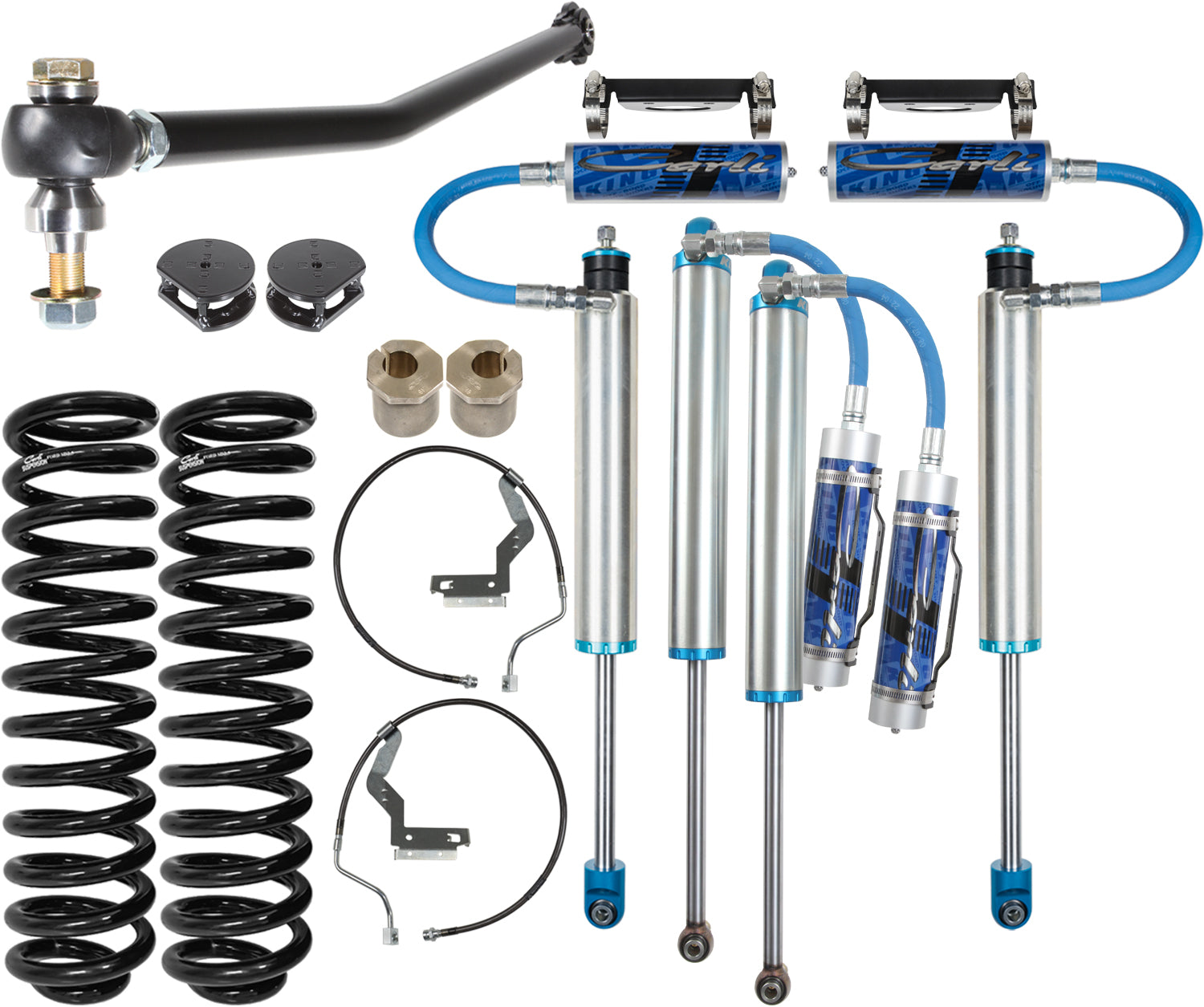 CARLI SUSPENSION 3.5" PINTOP SUSPENSION SYSTEM - DIESEL - 2023+ F250/F350