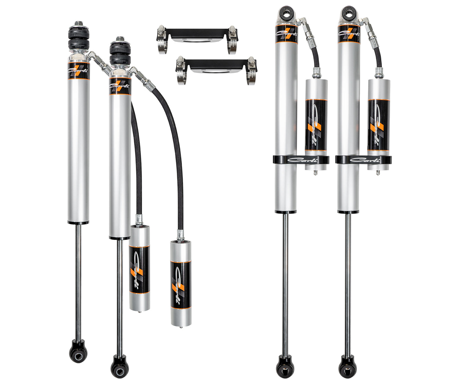 CARLI SUSPENSION 2.5" BACKCOUNTRY SHOCK PACKAGE - GAS - 2017-2019 F250/F350