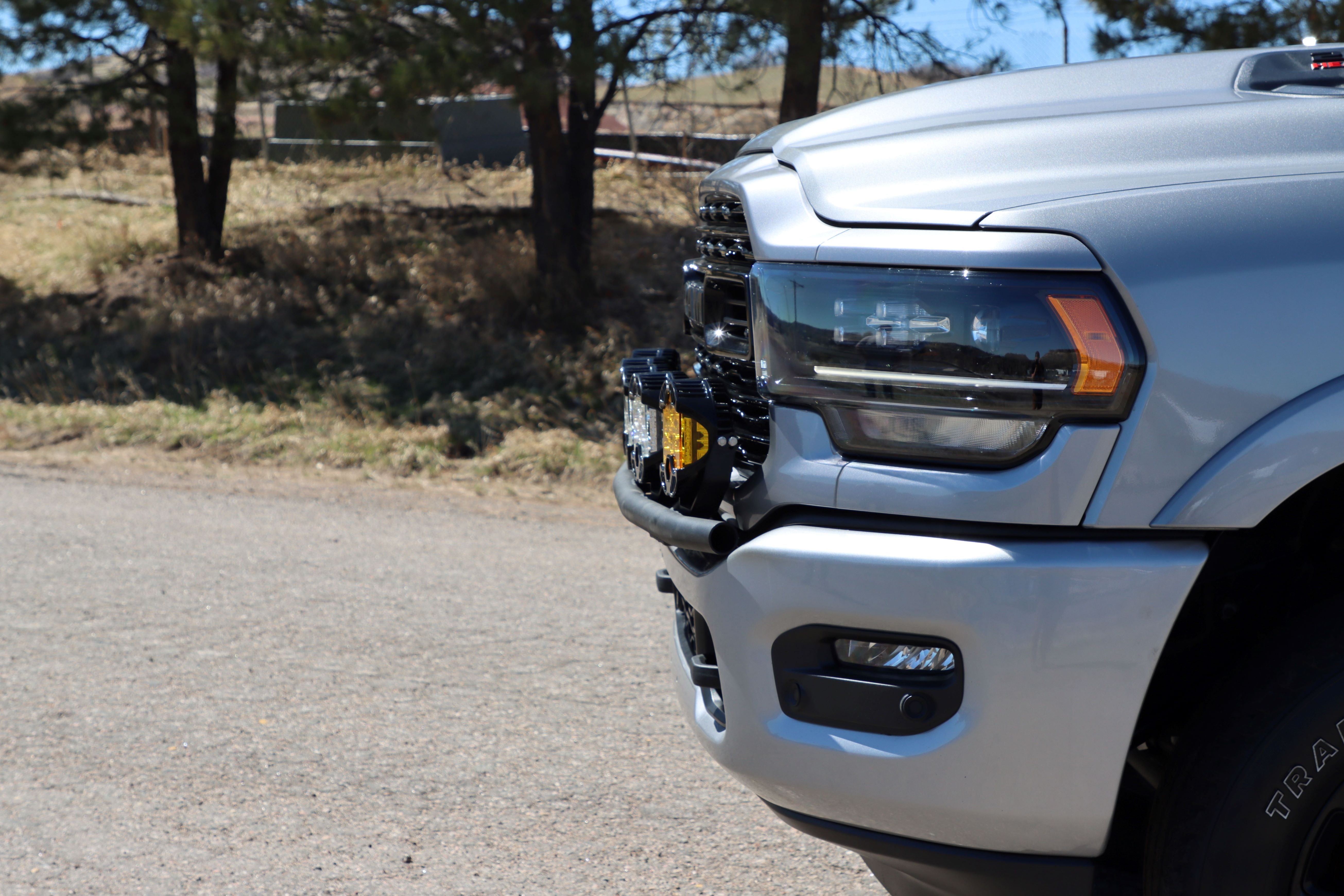 GODZ MFG RAM HD FRONT BUMPER LIGHT BAR MOUNT (2019+ RAM 2500+)
