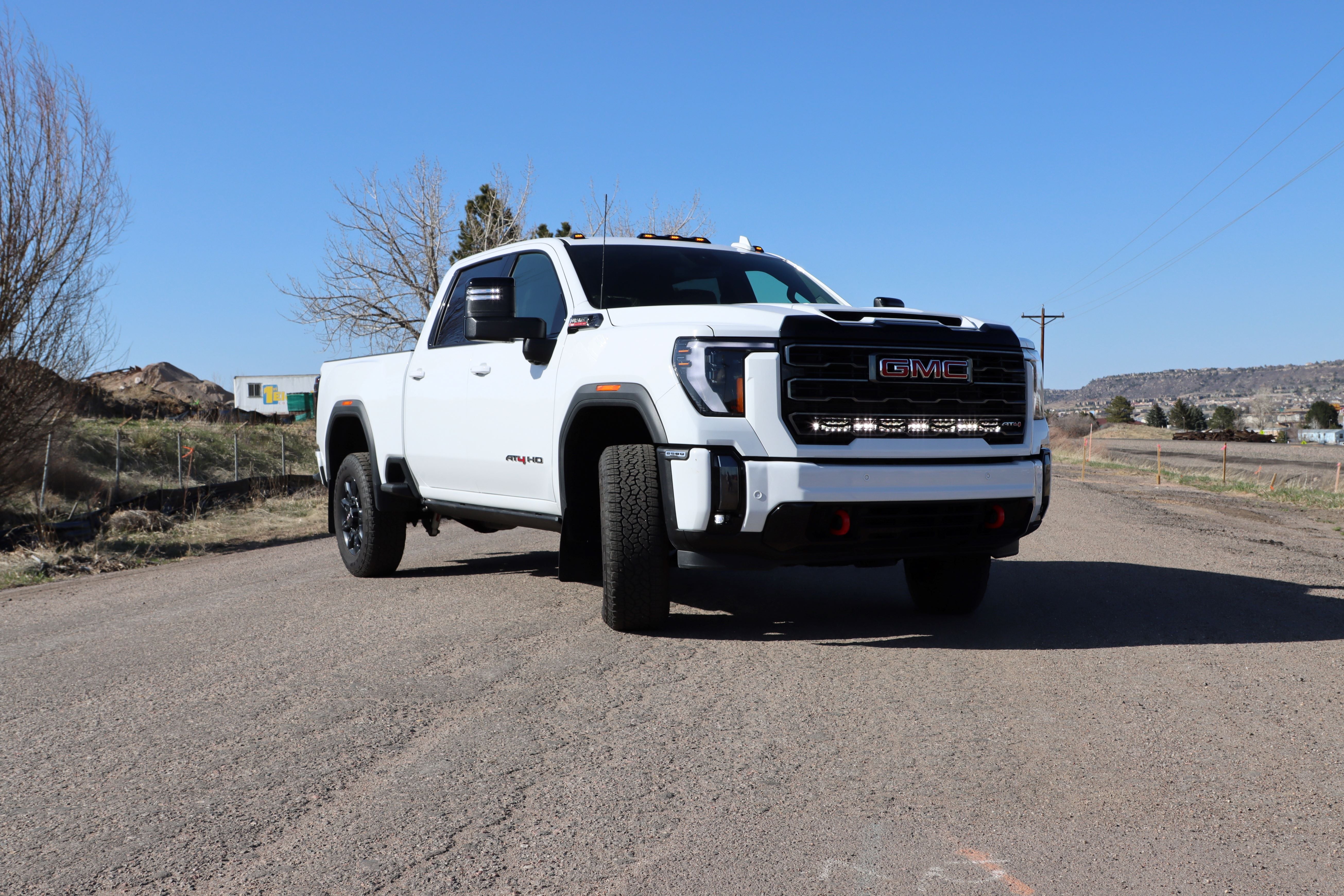 hidden light bar for 40" baja designs on 2024+ GMC 2500 and 3500