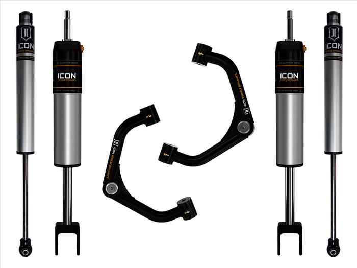 ICON SUSPENSION 0-2" STAGE 1 (TUBULAR) SUSPENSION SYSTEM - 2020+ - SILVERADO/SIERRA 2500/3500