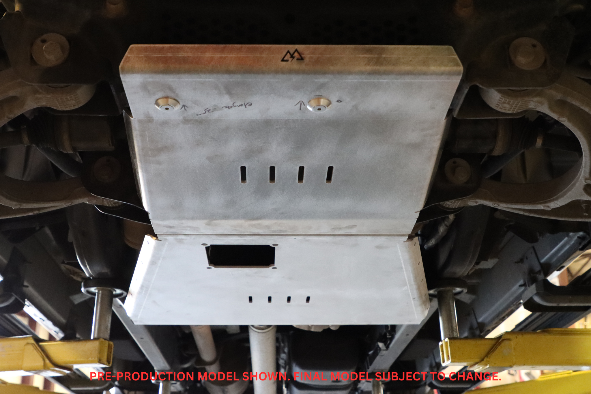 Aluminum skid plate system for RAM 1500 2019-2024