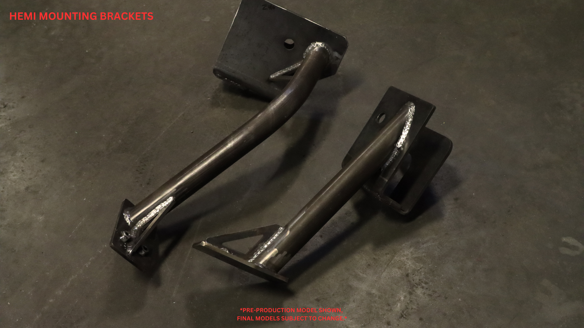 STEEL MOUNTING BRACKETS FOR RAM 2500 HEMI AND POWER WAGON SKID PLATE