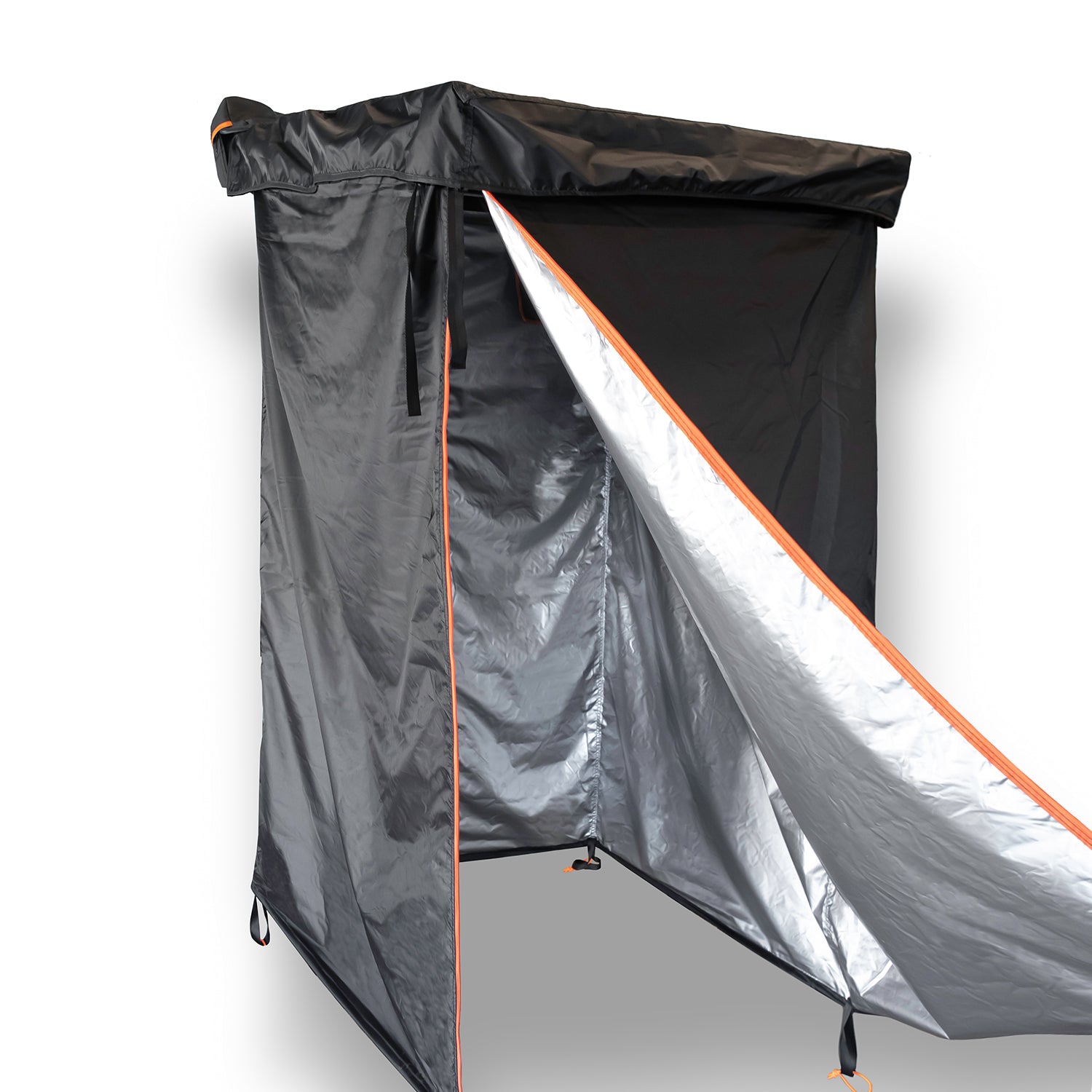 23ZERO KESTREL VEHICLE SHOWER ENCLOSURE IN FULL-PRIVACY BLACK