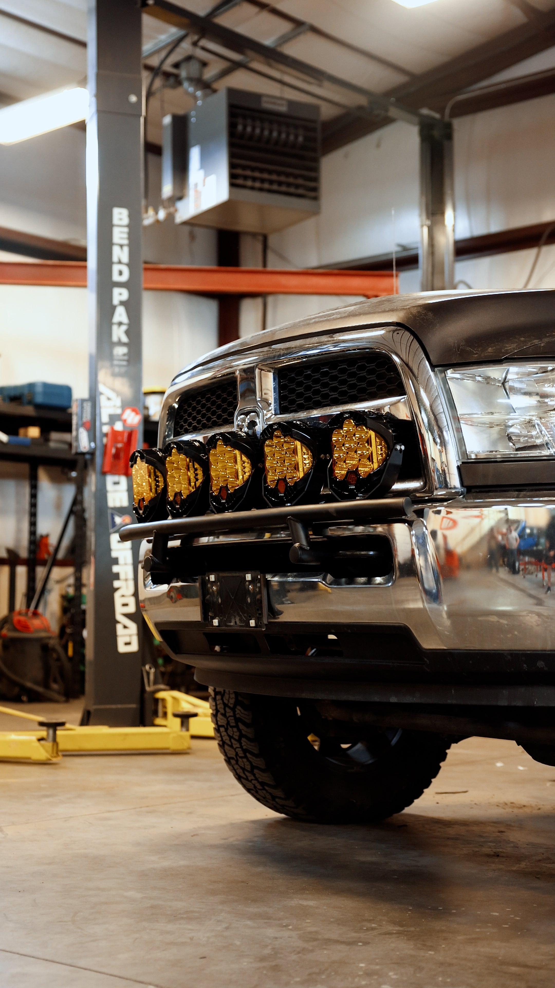 Baja Designs LP9, LP6 and LP4 light mount for RAM HD trucks