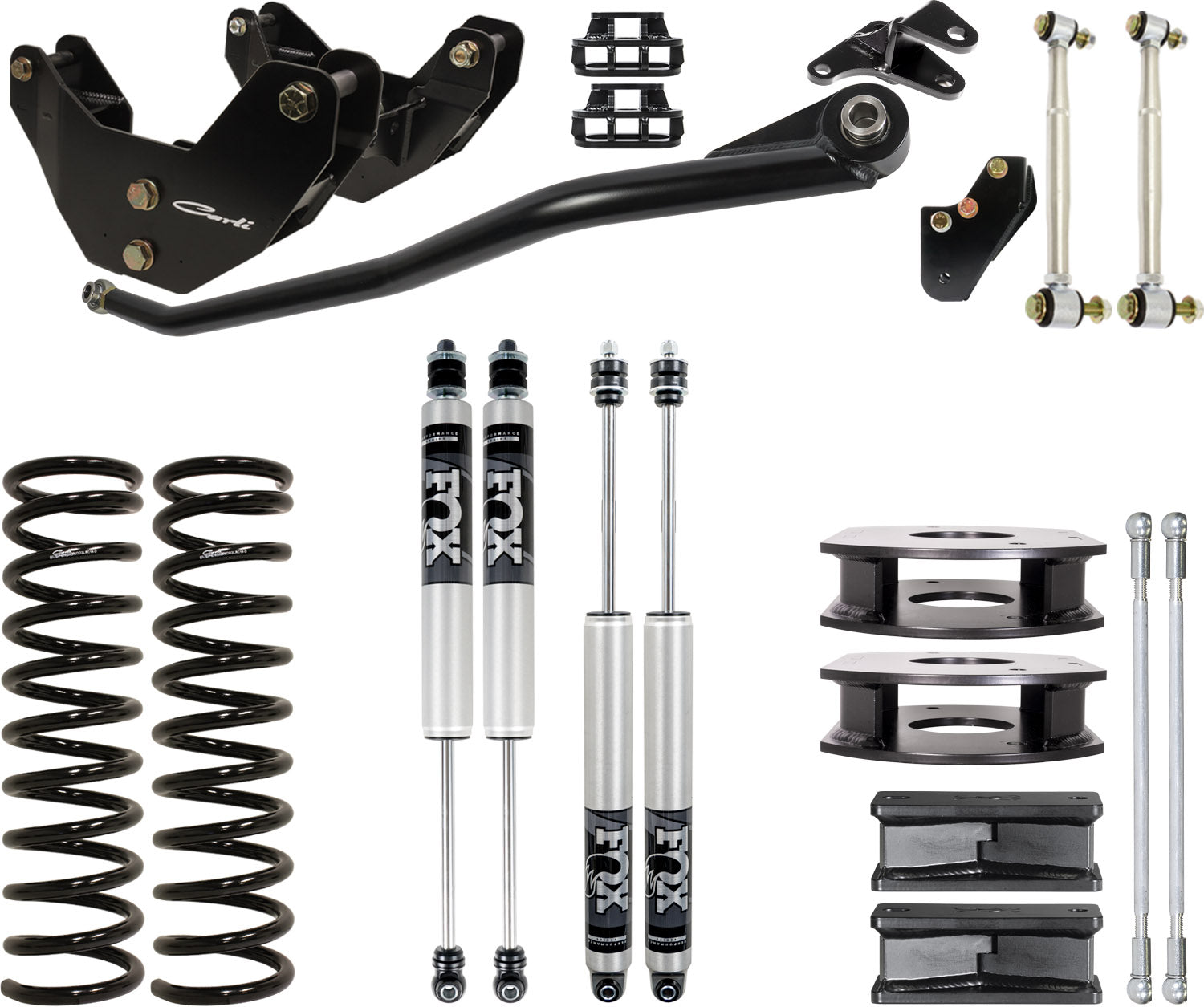 CARLI SUSPENSION 3.25" COMMUTER AIRBAG SUSPENSION SYSTEM - DIESEL - 2014+ RAM 2500