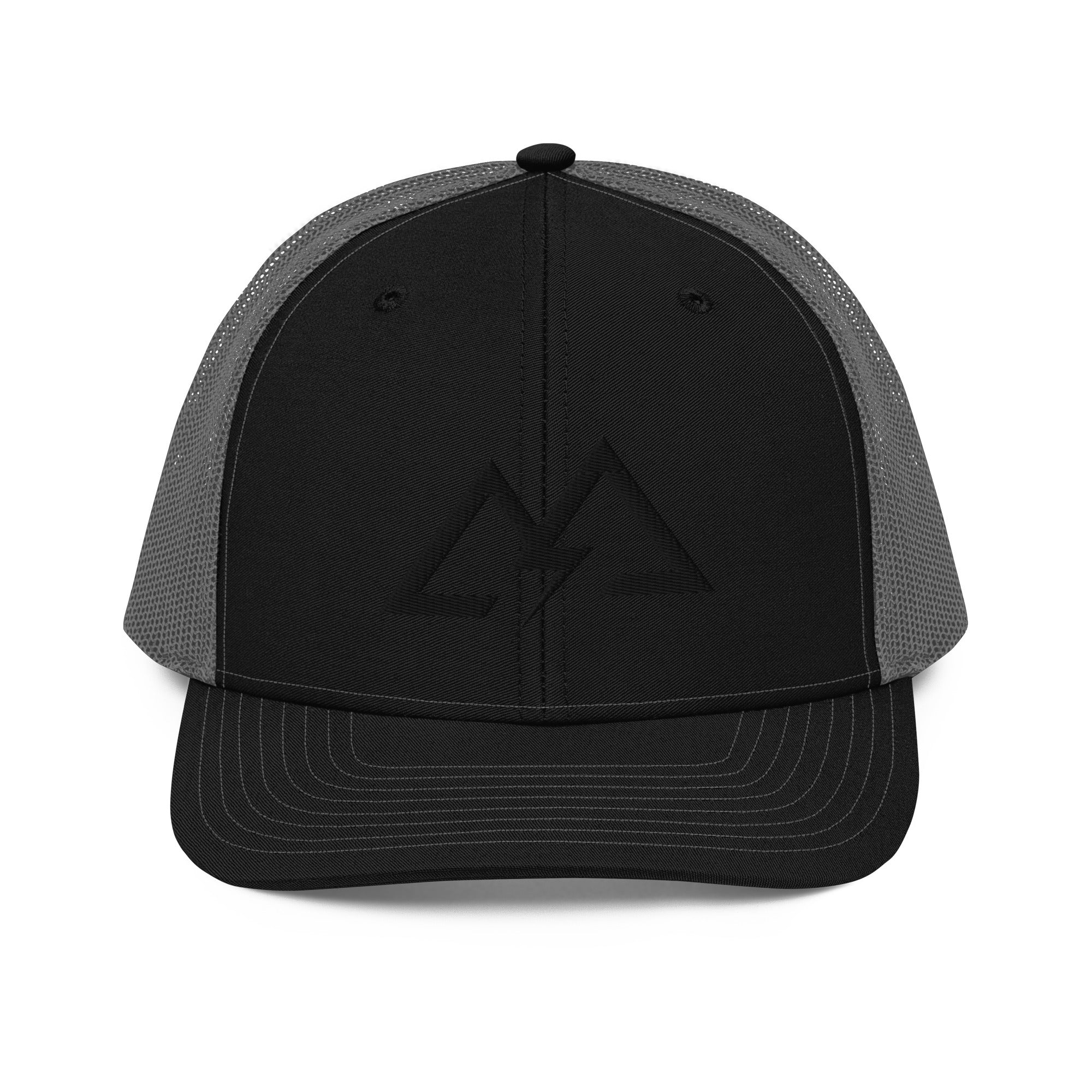 GODZ MFG BLACK LOGO RICHARDSON 112 TRUCKER CAP
