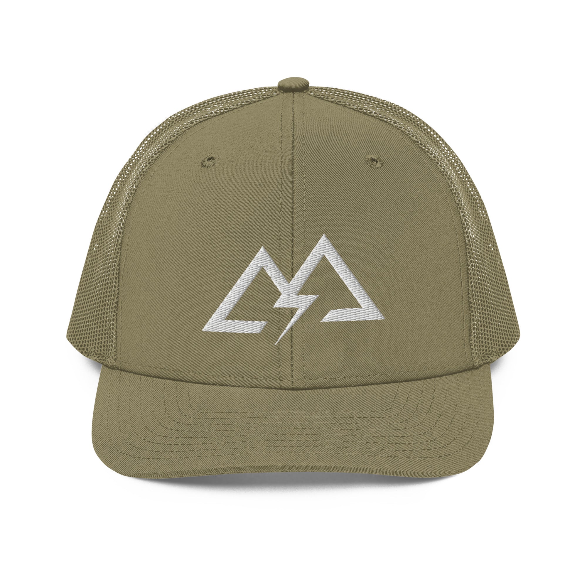 GODZ MFG WHITE LOGO RICHARDSON 112 TRUCKER CAP