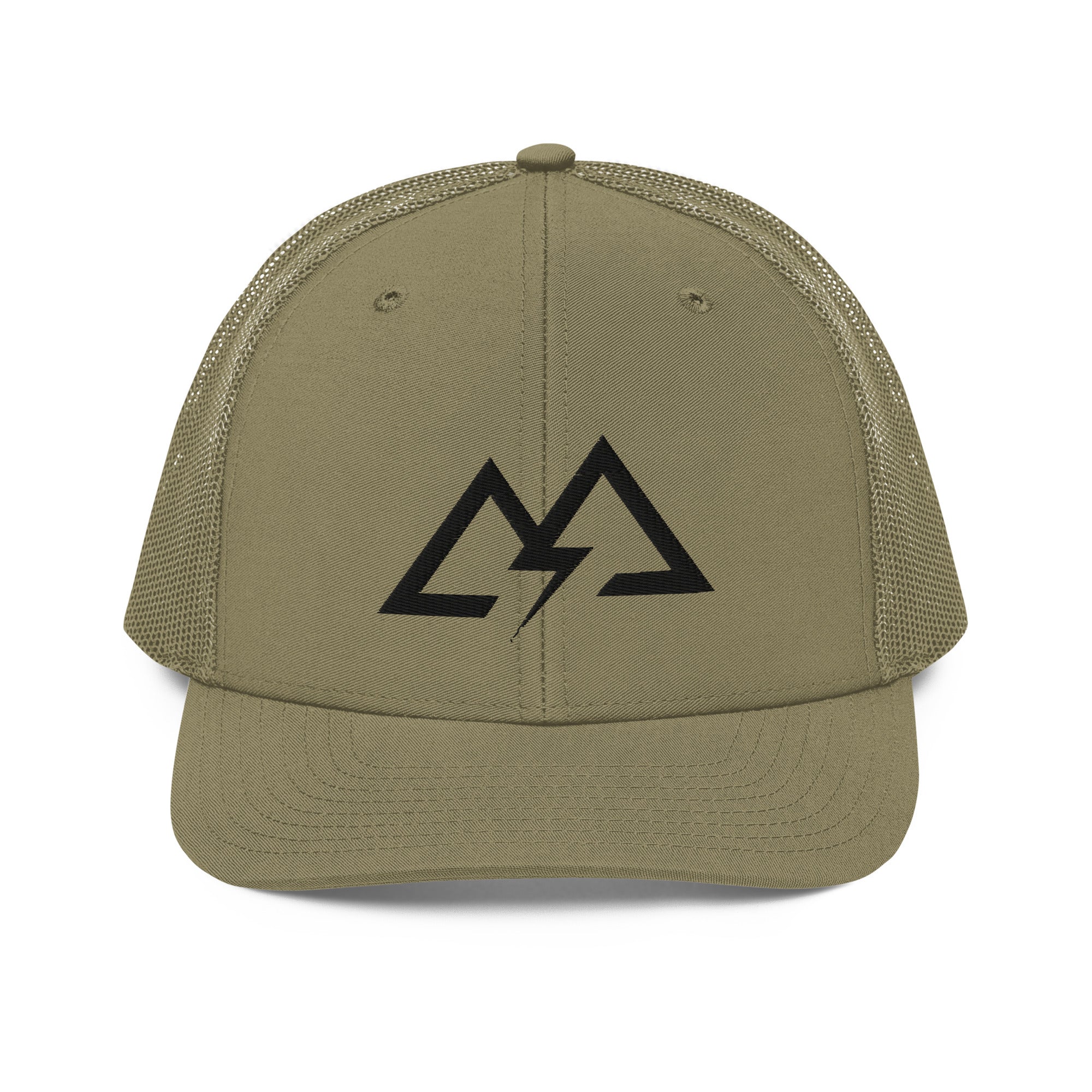 GODZ MFG BLACK LOGO RICHARDSON 112 TRUCKER CAP