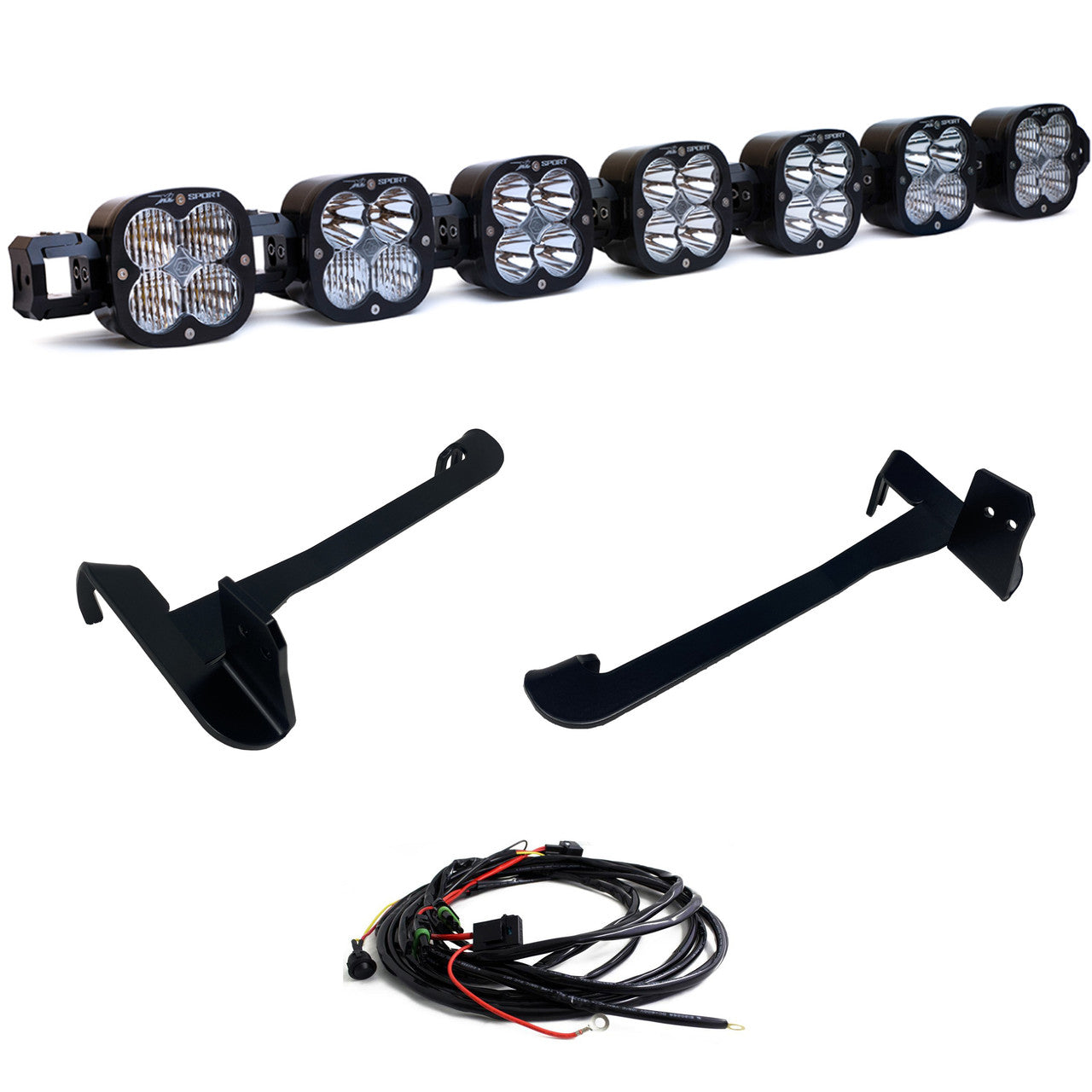 BAJA DESIGNS RAM XL LINKABLE BUMPER LIGHT KIT – RAM 2019-24 2500/3500