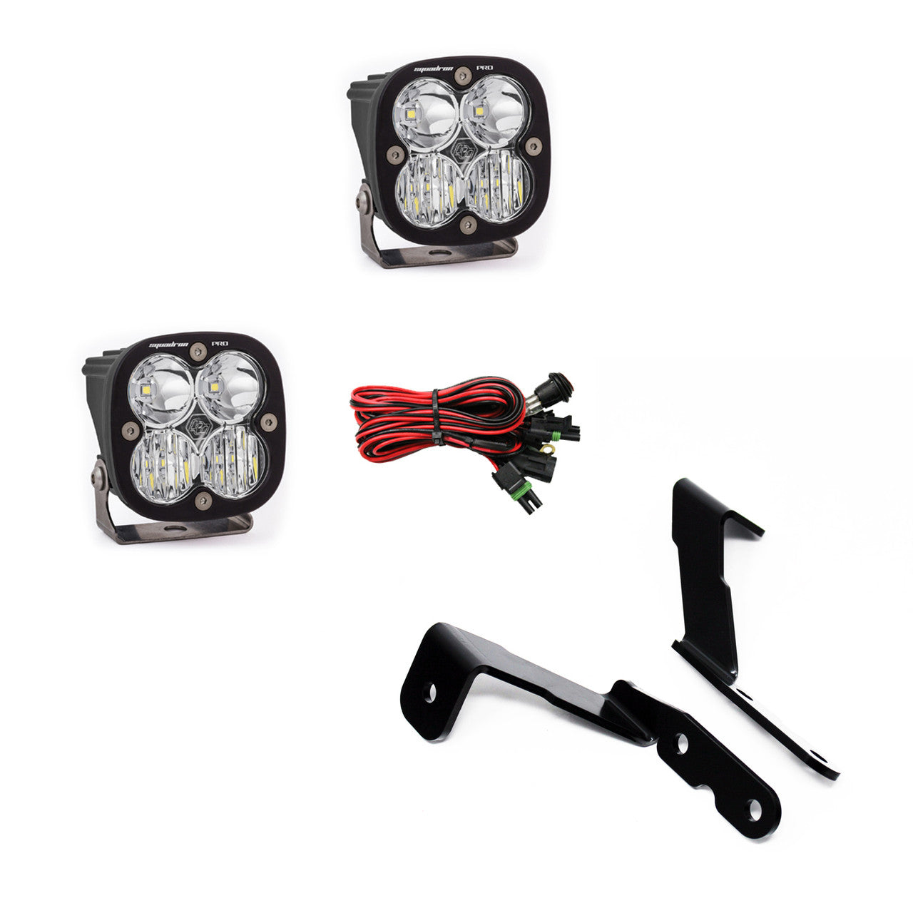 BAJA DESIGNS CHEVY/GMC SQUADRON PRO A-PILLAR LIGHT KIT – 2007-13 CHEVY/GMC 1500/2500HD/3500HD