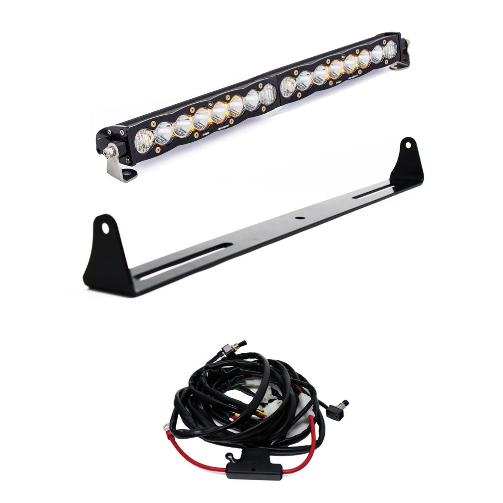 BAJA DESIGNS CHEVY/GMC S8 20" BUMPER LIGHT BAR KIT – 2007-13 CHEVY/GMC 1500/2500HD/3500HD