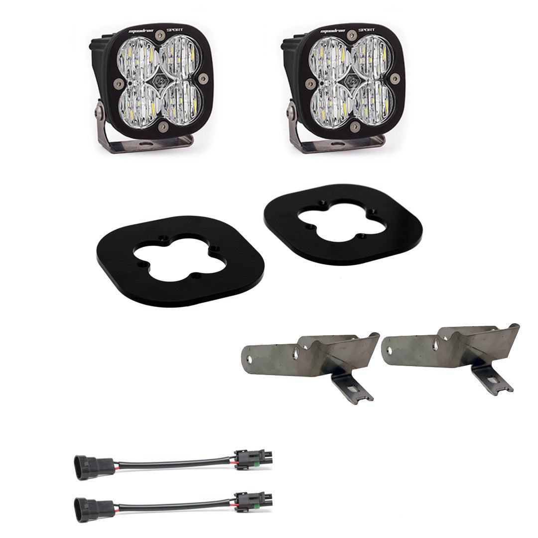 BAJA DESIGNS FORD SQUADRON SPORT FOG POCKET LIGHT KIT – FORD 2011-16 F250/350 SUPER DUTY