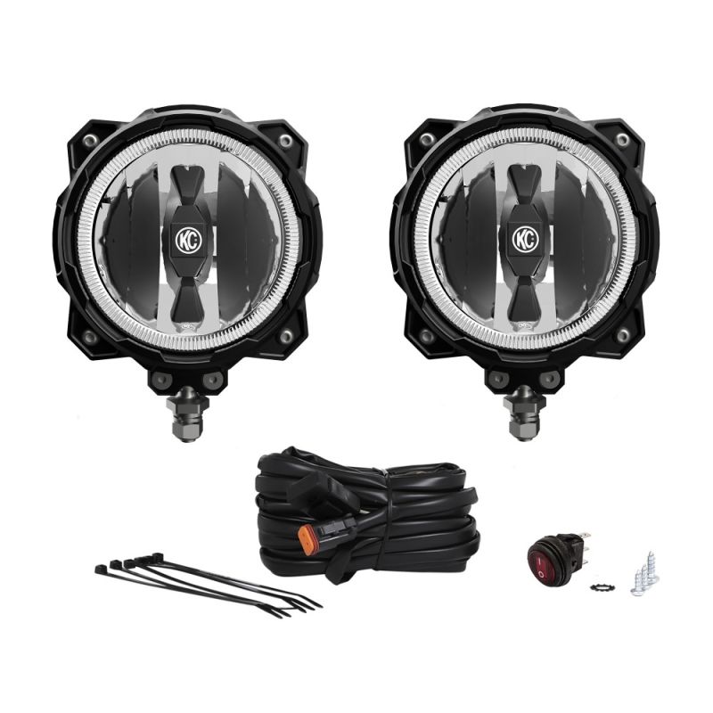KC HiLites Gravity® LED Pro6 Single Light