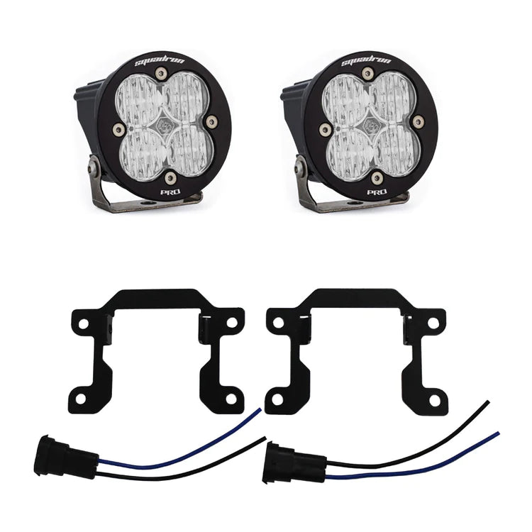GODZ MFG BAJA DESIGNS RAM SQUADRON FOG LIGHT KIT (2019+ RAM 2500/3500)