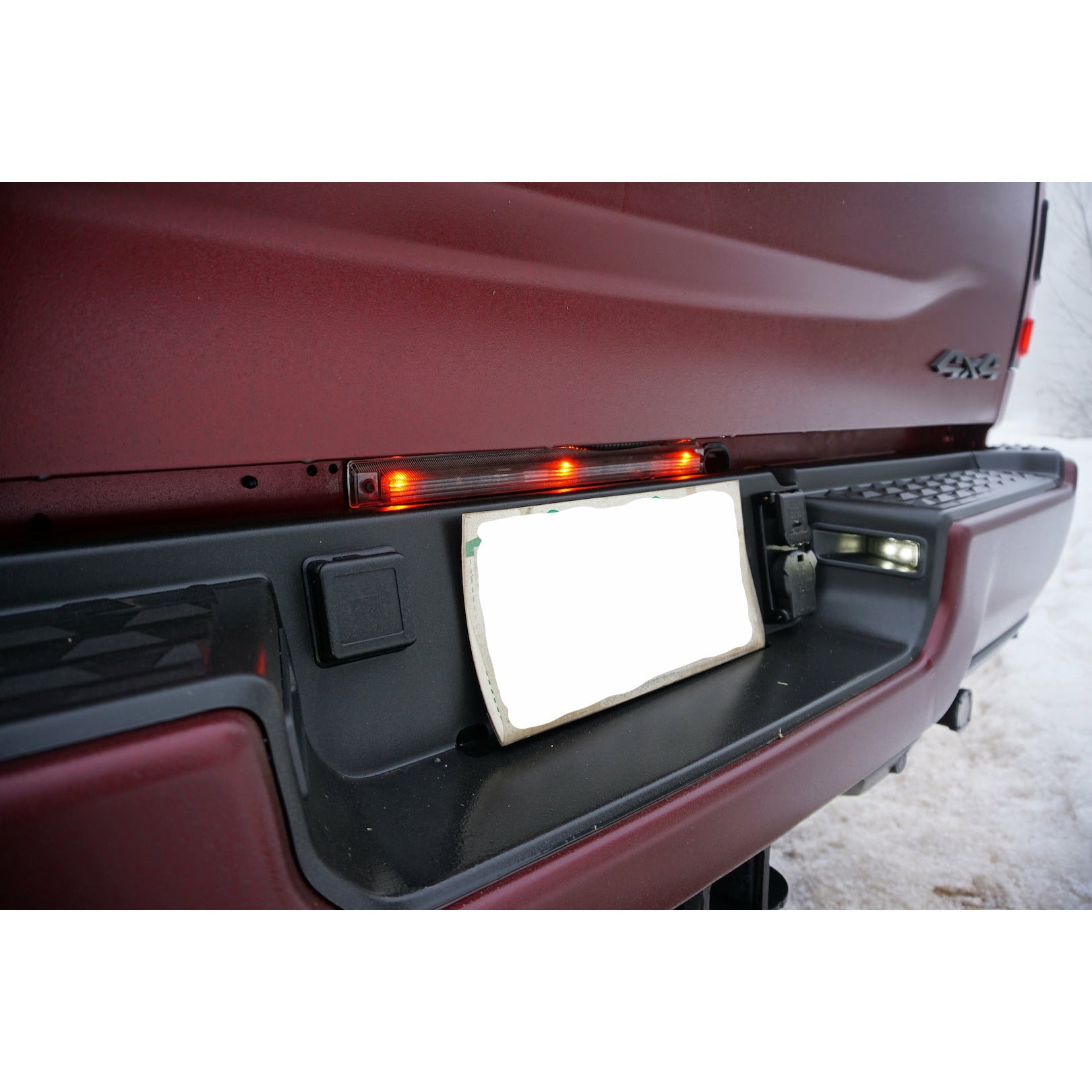 Tailgate lamp bar for RAM 1500, RAM 2500 and RAM 3500 SRW