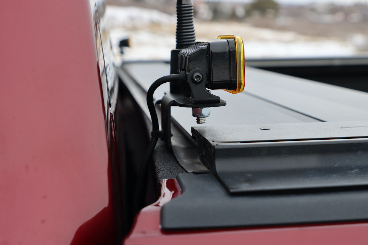 tonneau compatible chase light bracket