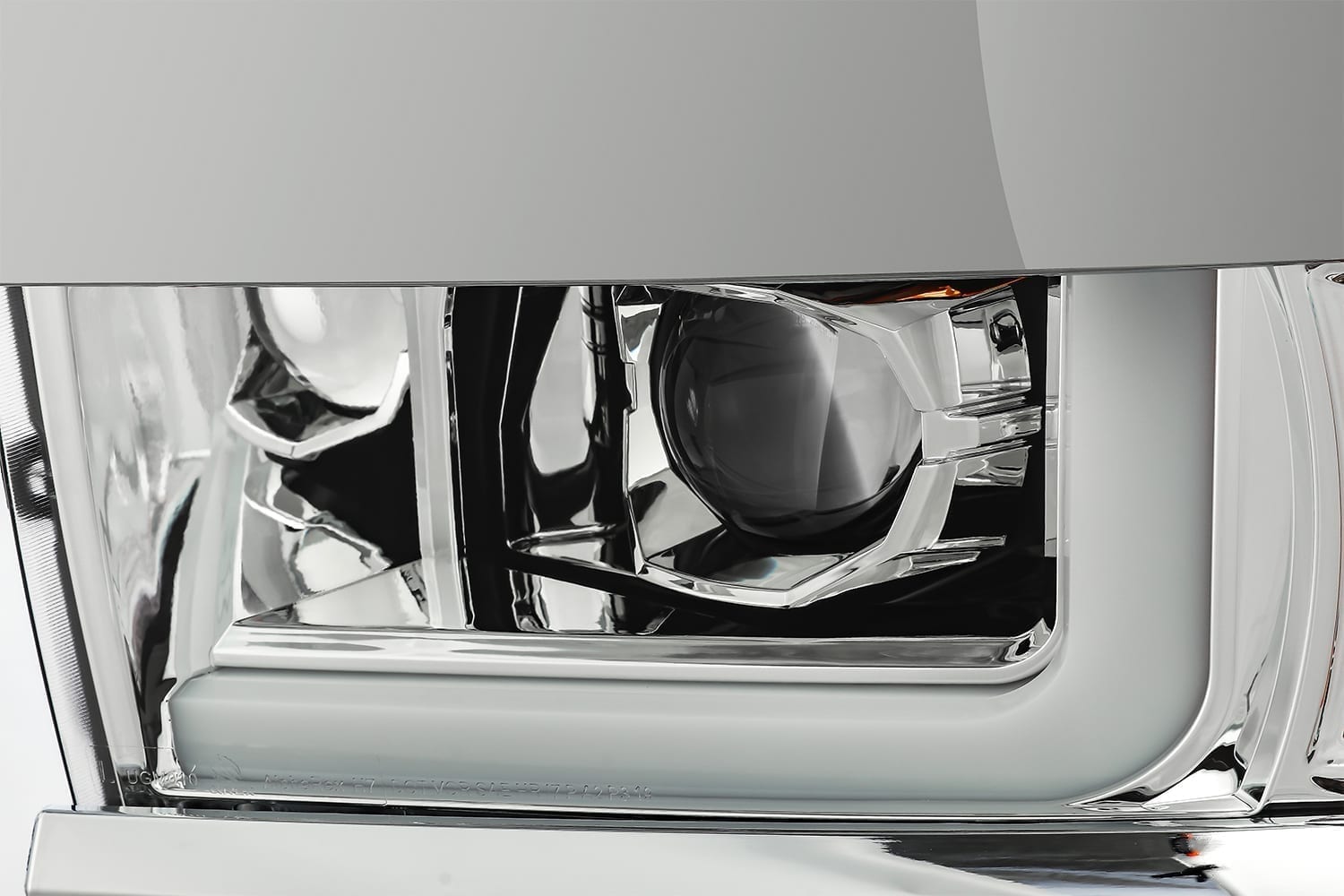 ALPHAREX Pro-Series LED Projector Headlights Chrome CHEVY 2015-2019 2500/3500