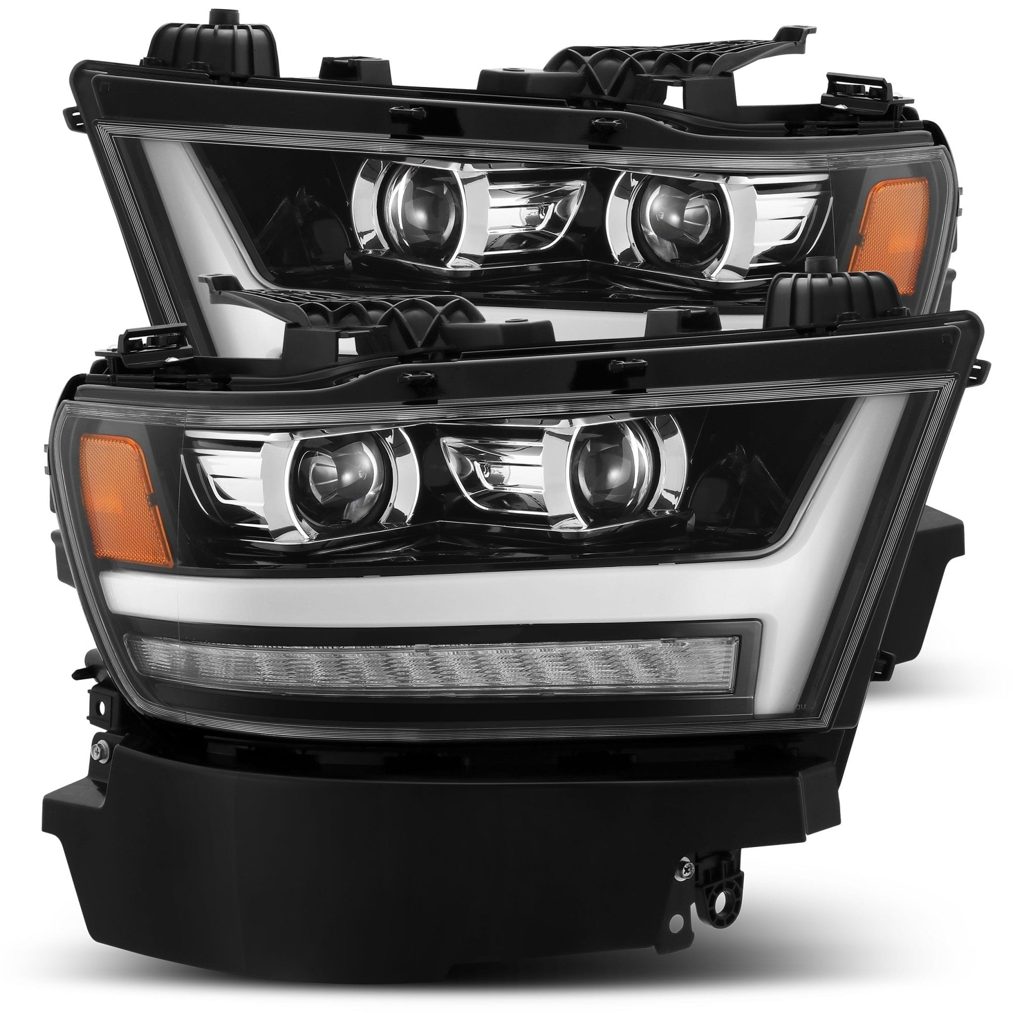 ALPHAREX LUXX LED Projector Headlights Jet-Black RAM 2019+ 1500