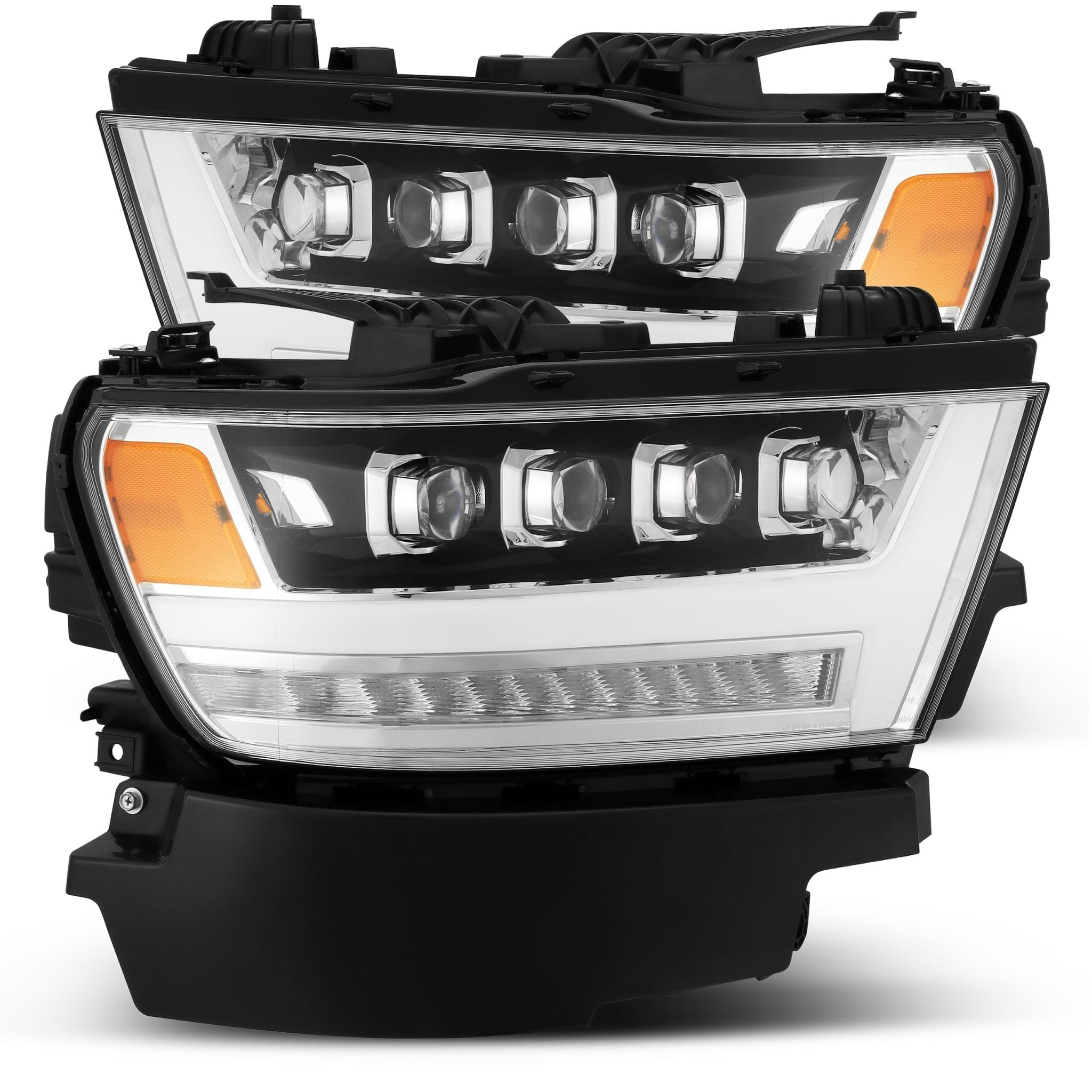 ALPHAREX NOVA LED Projector Headlights Chrome RAM 2019+ 1500