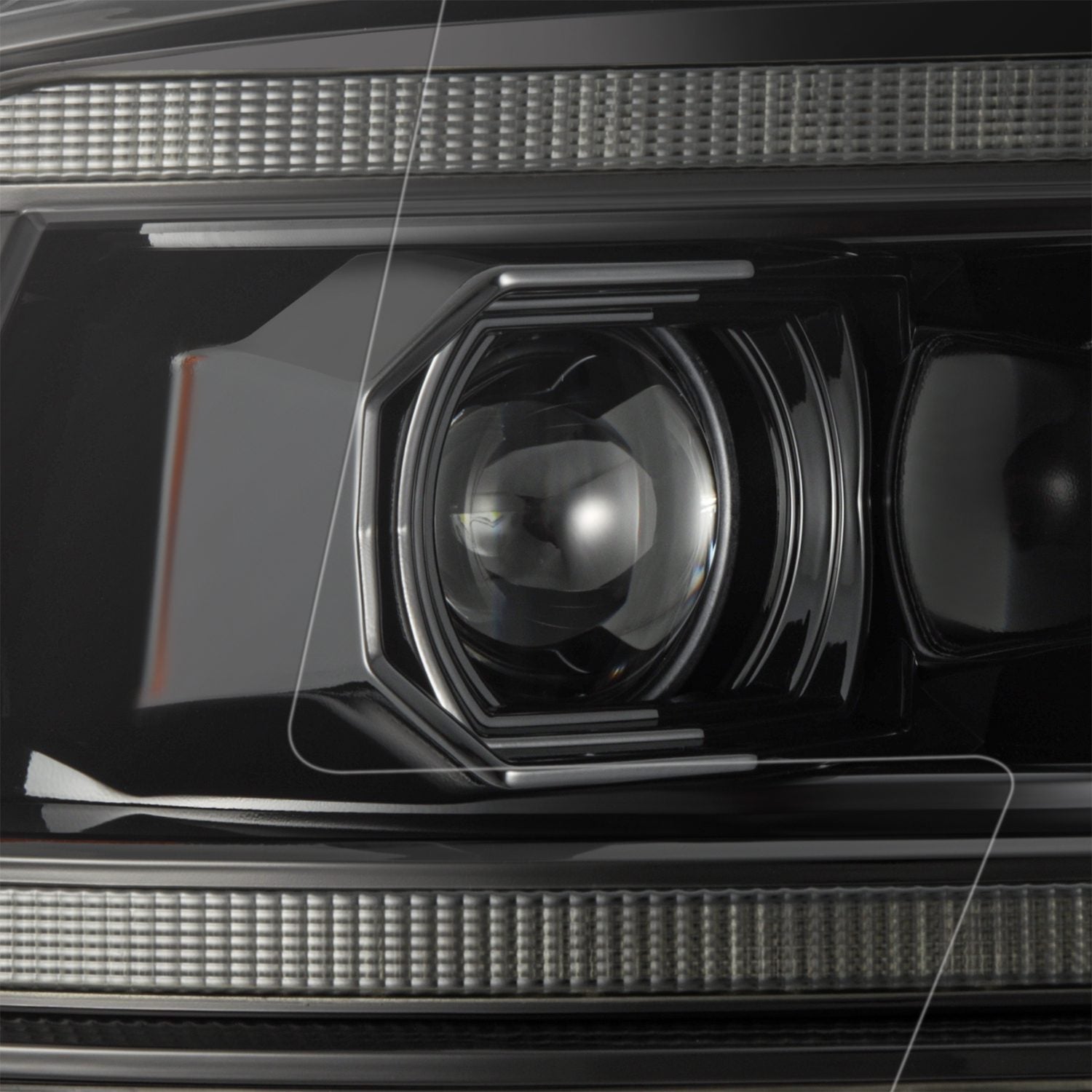 ALPHAREX LUXX LED Projector Headlights Alpha-Black RAM 2010-18 2500/3500