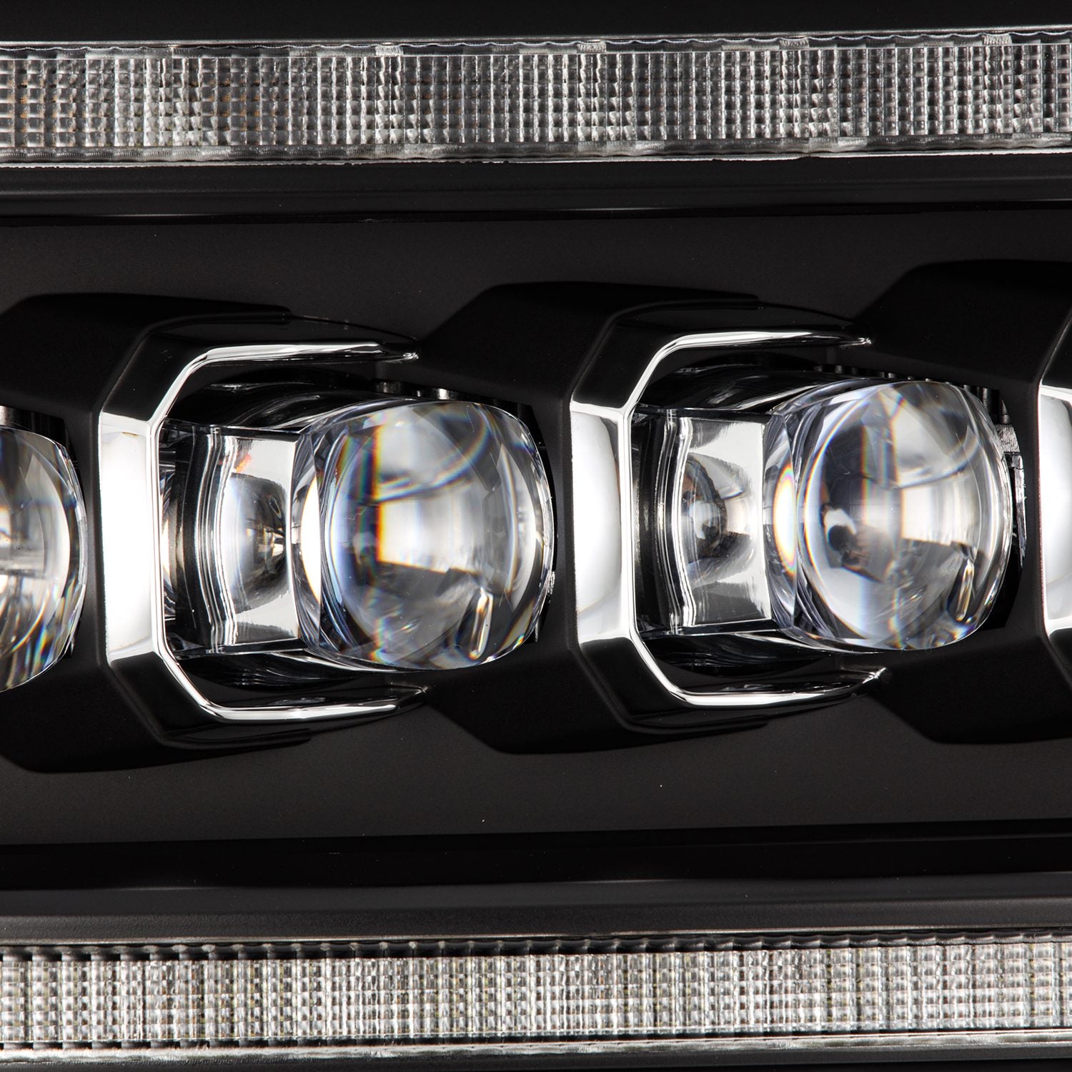 ALPHAREX NOVA LED Projector Headlights Black RAM 2010-18 2500/3500