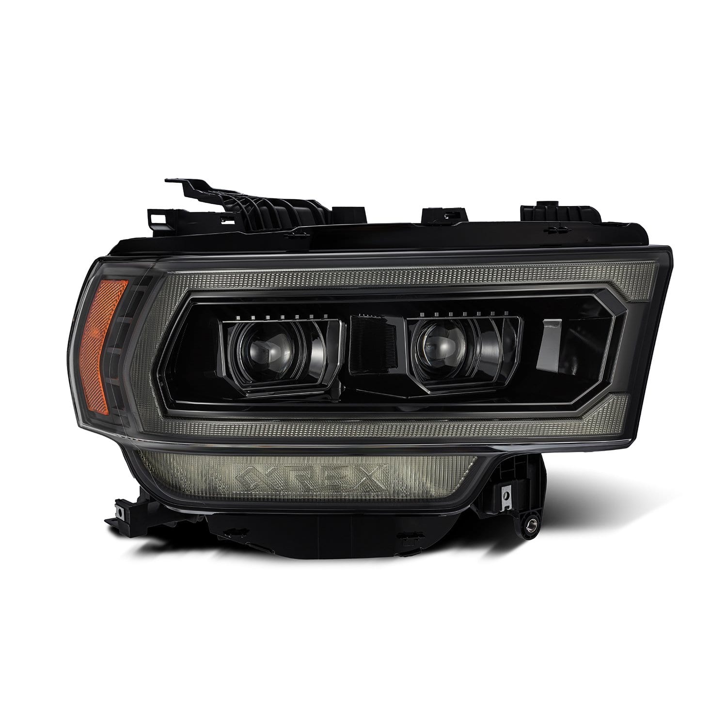 ALPHAREX LUXX LED Projector Headlights Alpha-Black RAM 2019-22 2500/3500
