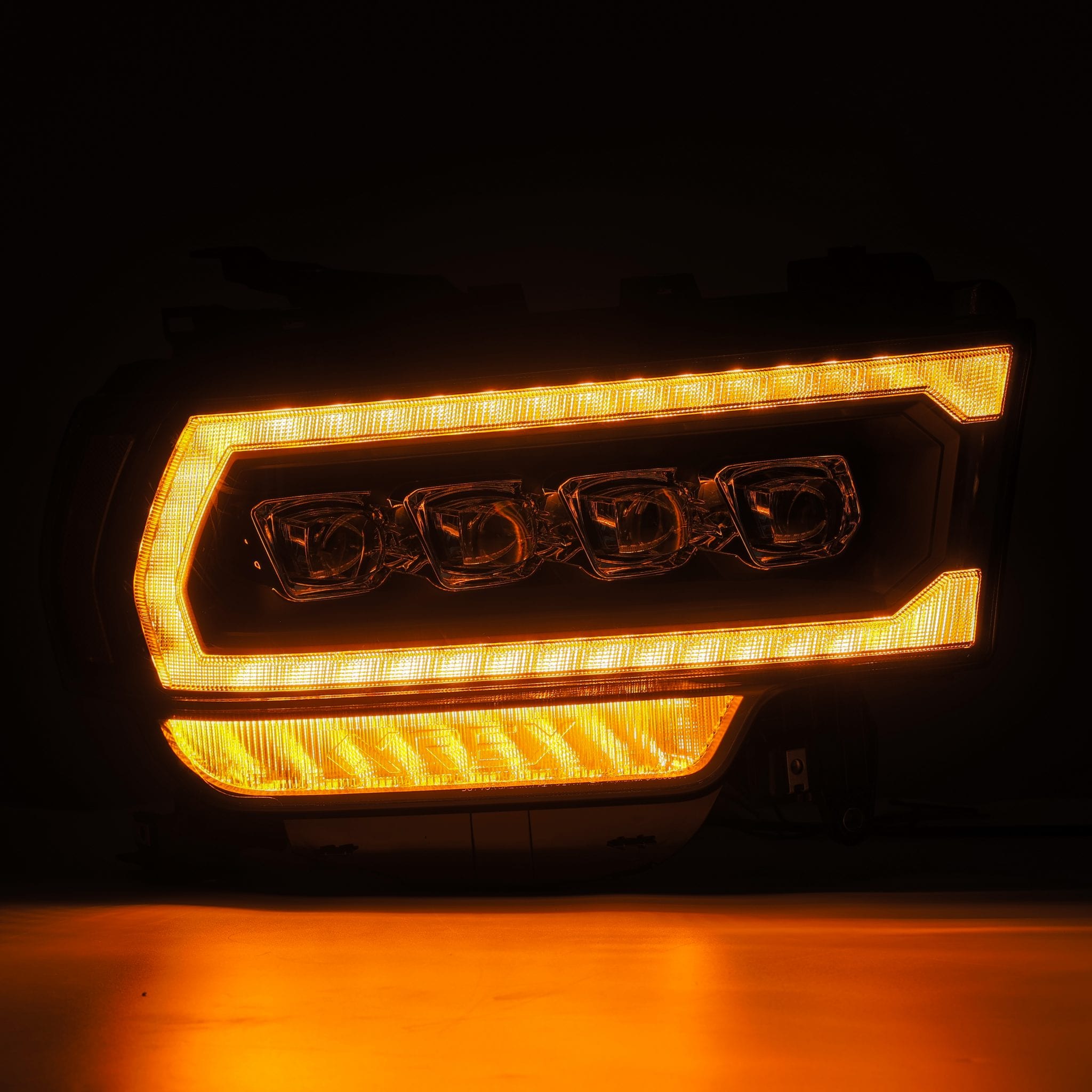 ALPHAREX NOVA LED Projector Headlights Black RAM 2019-22 2500/3500
