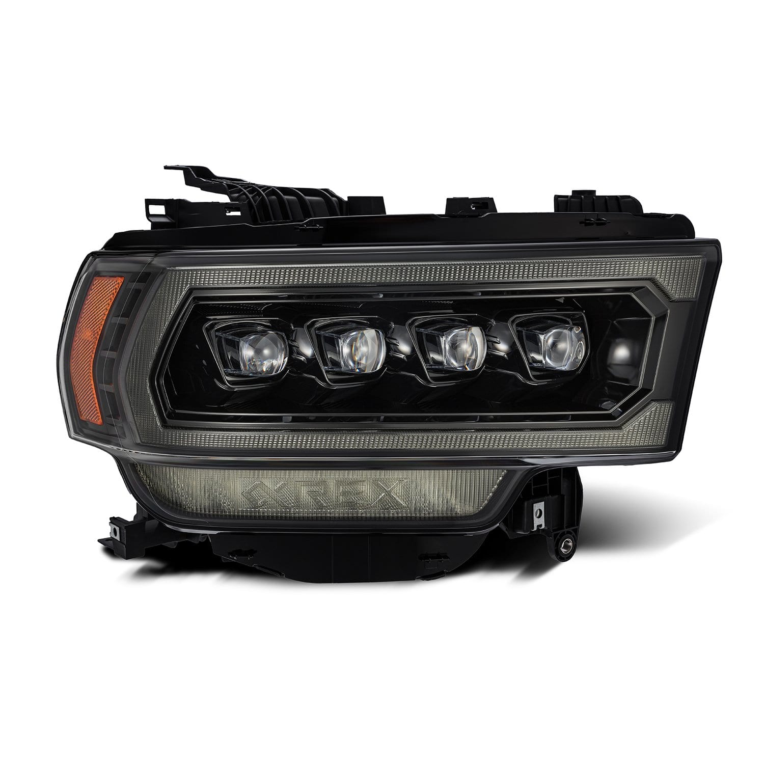ALPHAREX NOVA LED Projector Headlights Alpha-Black RAM 2019-22 2500/3500