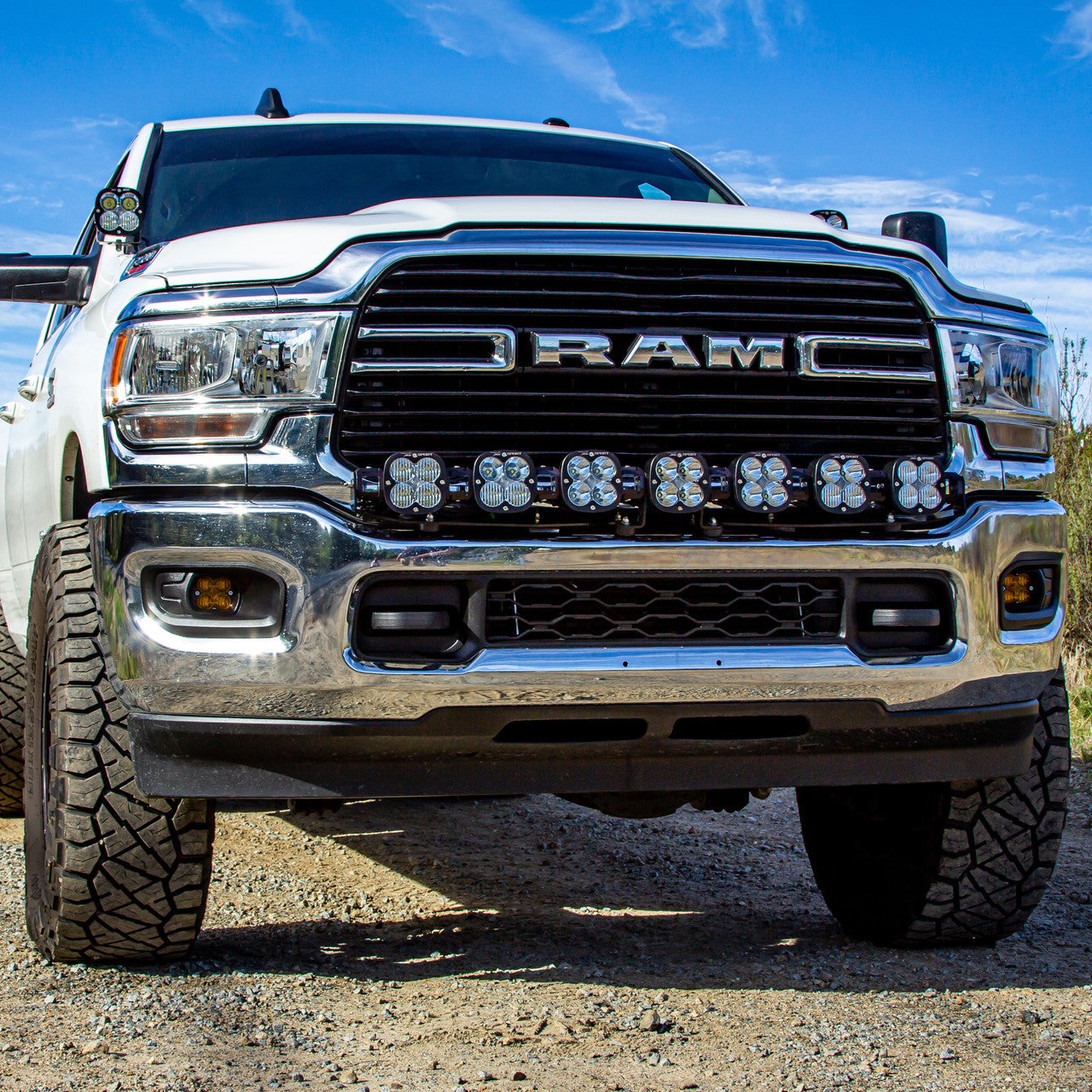 BAJA DESIGNS RAM XL LINKABLE BUMPER LIGHT KIT – RAM 2019-24 2500/3500
