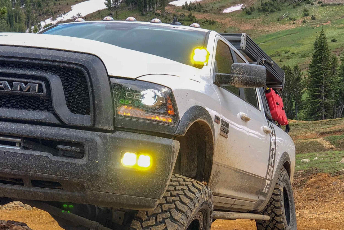 BAJA DESIGNS RAM SQUADRON SAE FOG POCKET LIGHT KIT – RAM 2010-18 2500/3500