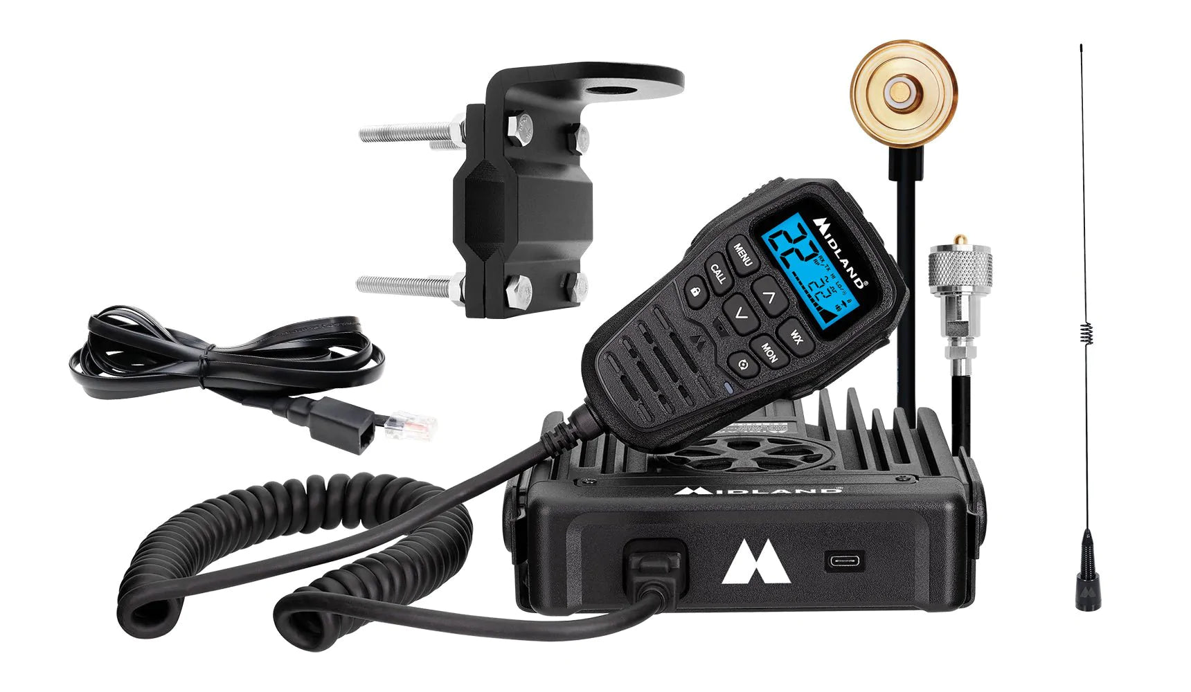 MIDLAND MXT575VP4-WHIP MICROMOBILE®TWO-WAY RADIO