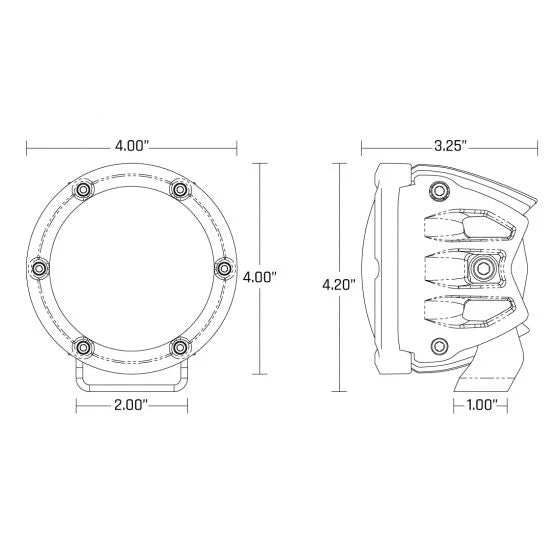 RIGID 360-Series PRO SAE Fog Pair
