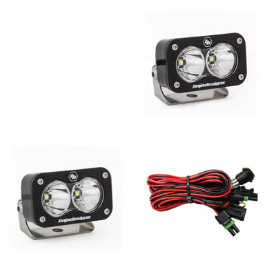 BAJA DESIGNS S2 PRO BLACK LED AUXILIARY LIGHT POD - UNIVERSAL