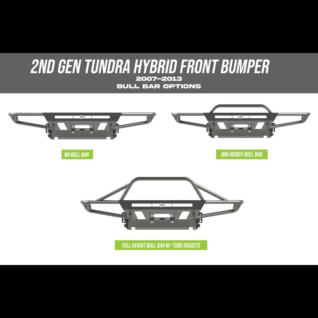 C4 FABRICATION HYBRID FRONT BUMPER | 2007-2013 TOYOTA TUNDRA