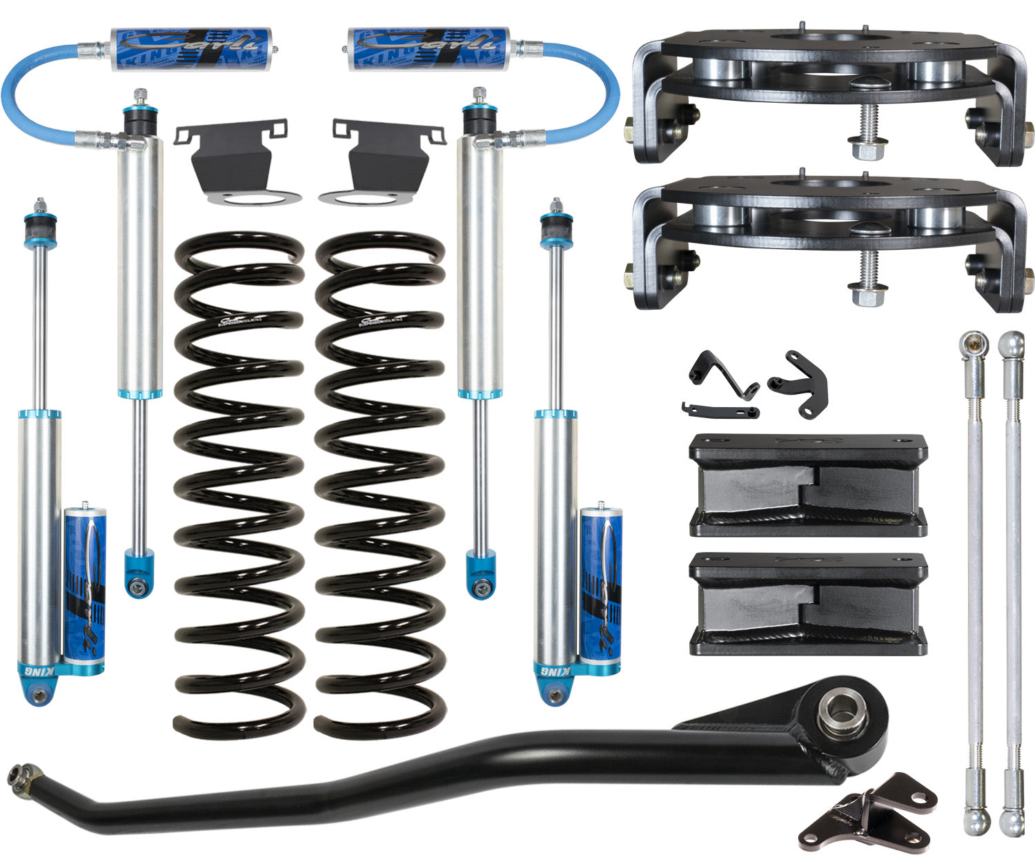 Carli Suspension 2.5" Pintop Airbag Suspension System - Diesel - 2014+ Ram 2500