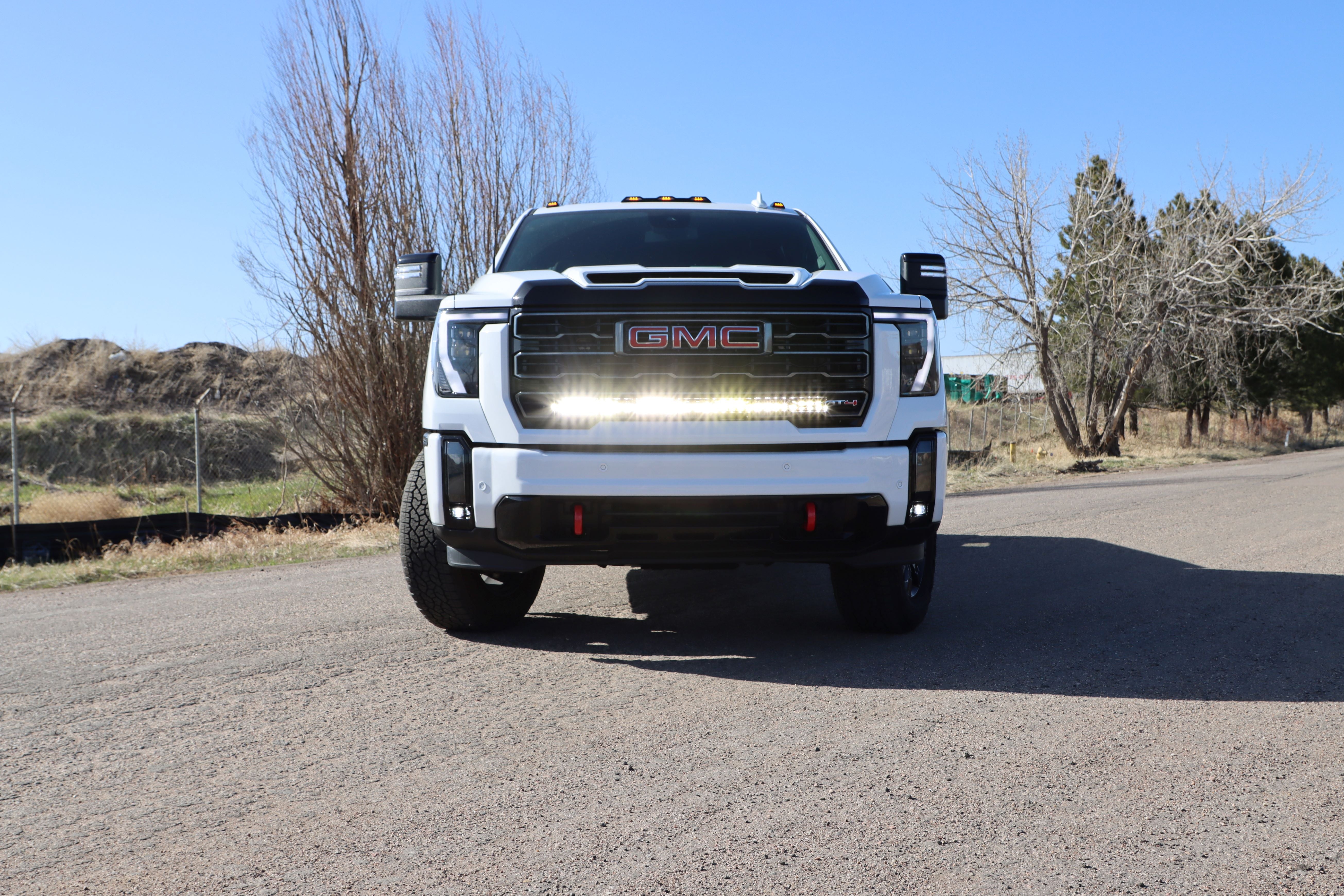 hidden light bar mount for GMC AT4 and AT4X