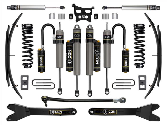 ICON SUSPENSION 2.5" STAGE 5 SUSPENSION SYSTEM W/ RADIUS ARMS & EXPANSION PACK - 2023 - FORD F250/F350 - GAS