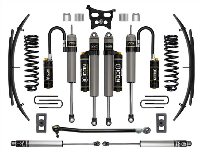 ICON SUSPENSION 2.5" STAGE 5 SUSPENSION SYSTEM W/ EXPANSION PACKS - 2023 - FORD F250/F350 - GAS