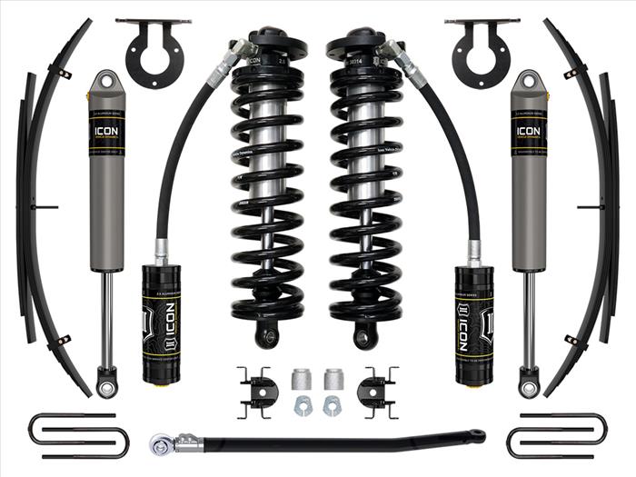 ICON SUSPENSION 2.5-3" STAGE 2 COILOVER CONVERSION SYSTEM W/ EXPANSION PACK - 11-16 - FORD F250/F350